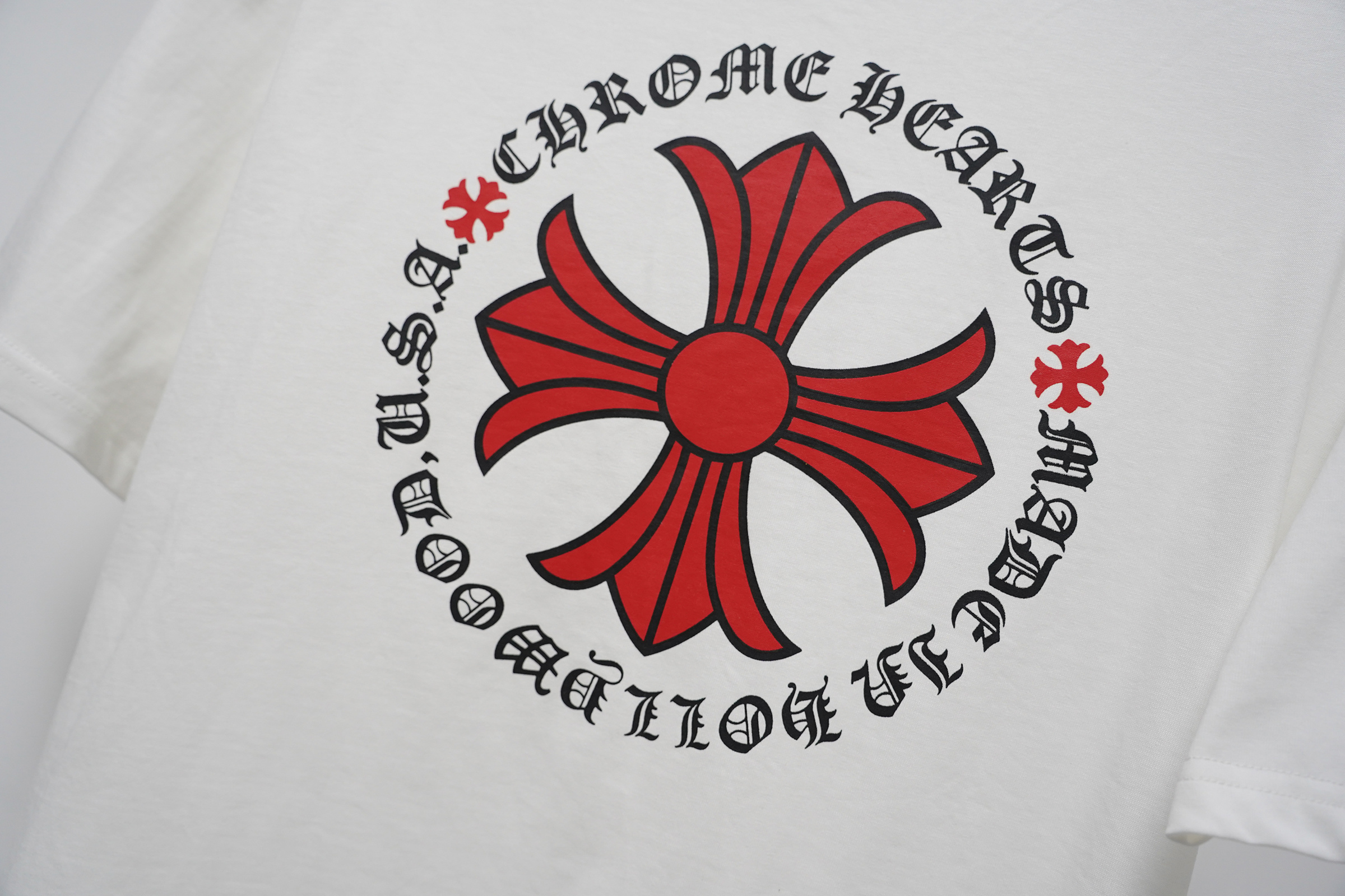 Chrome Hearts T-Shirt 2232 Black White P130