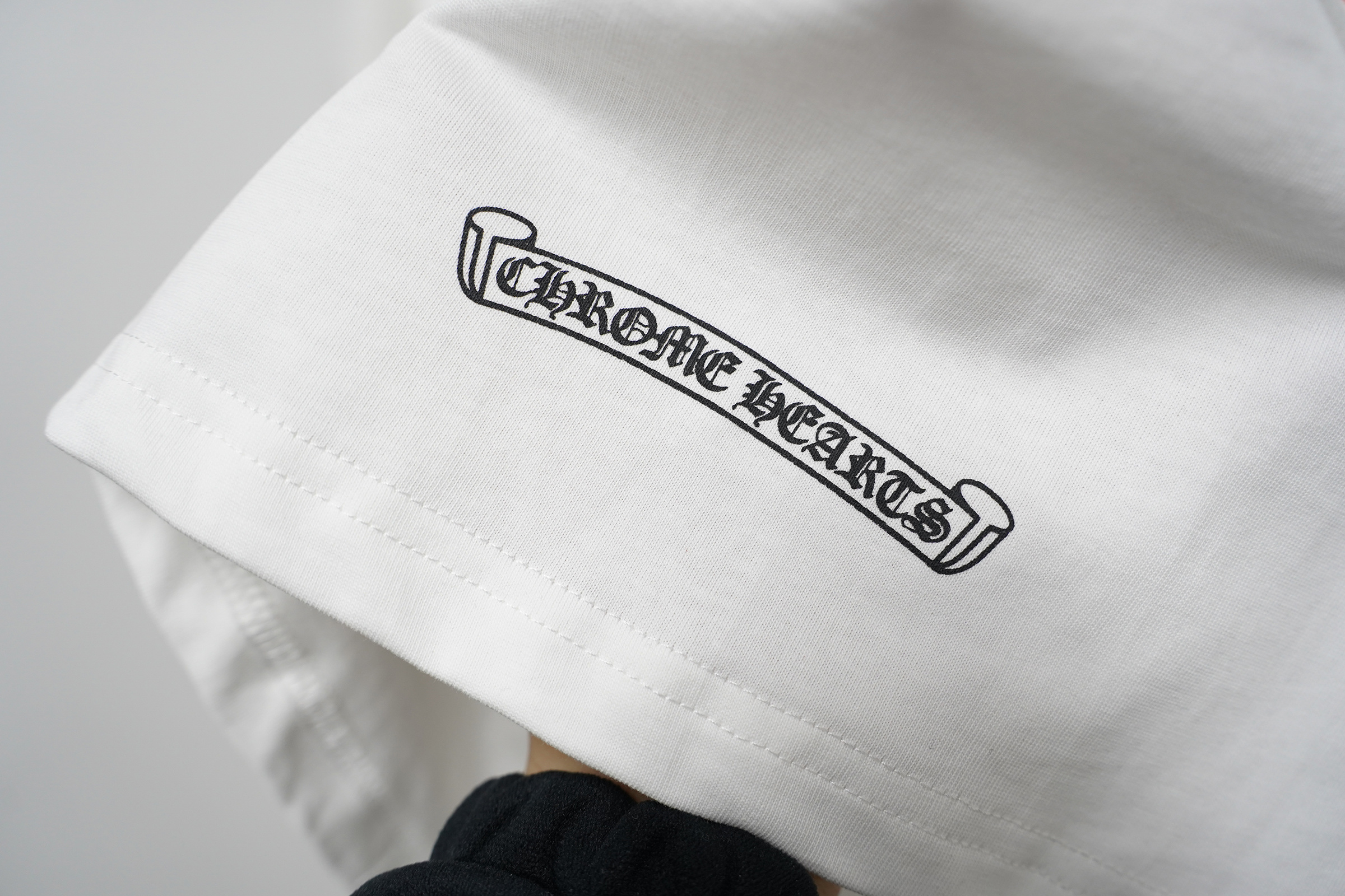 Chrome Hearts T-Shirt 2232 Black White P130