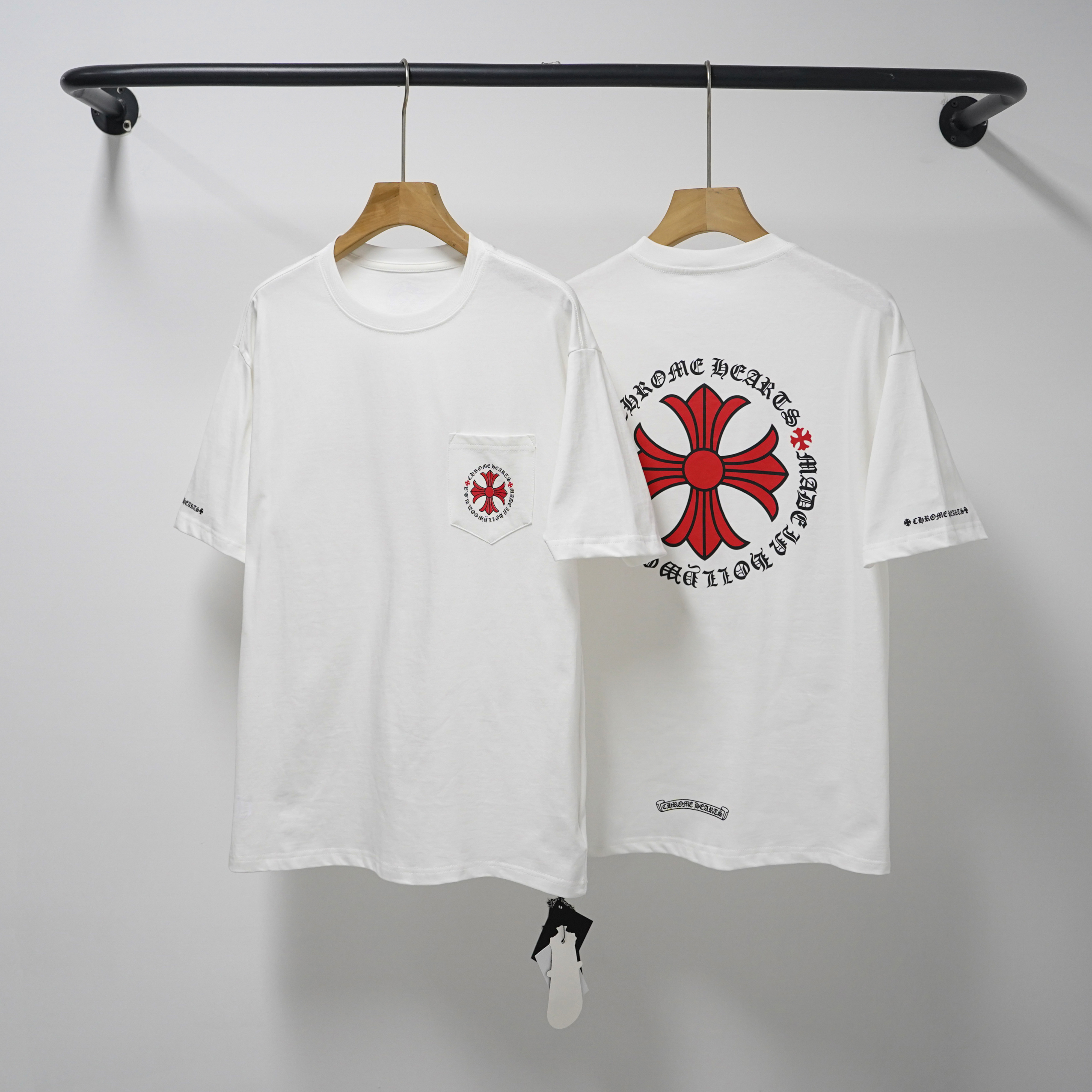 Chrome Hearts T-Shirt 2232 Black White P130