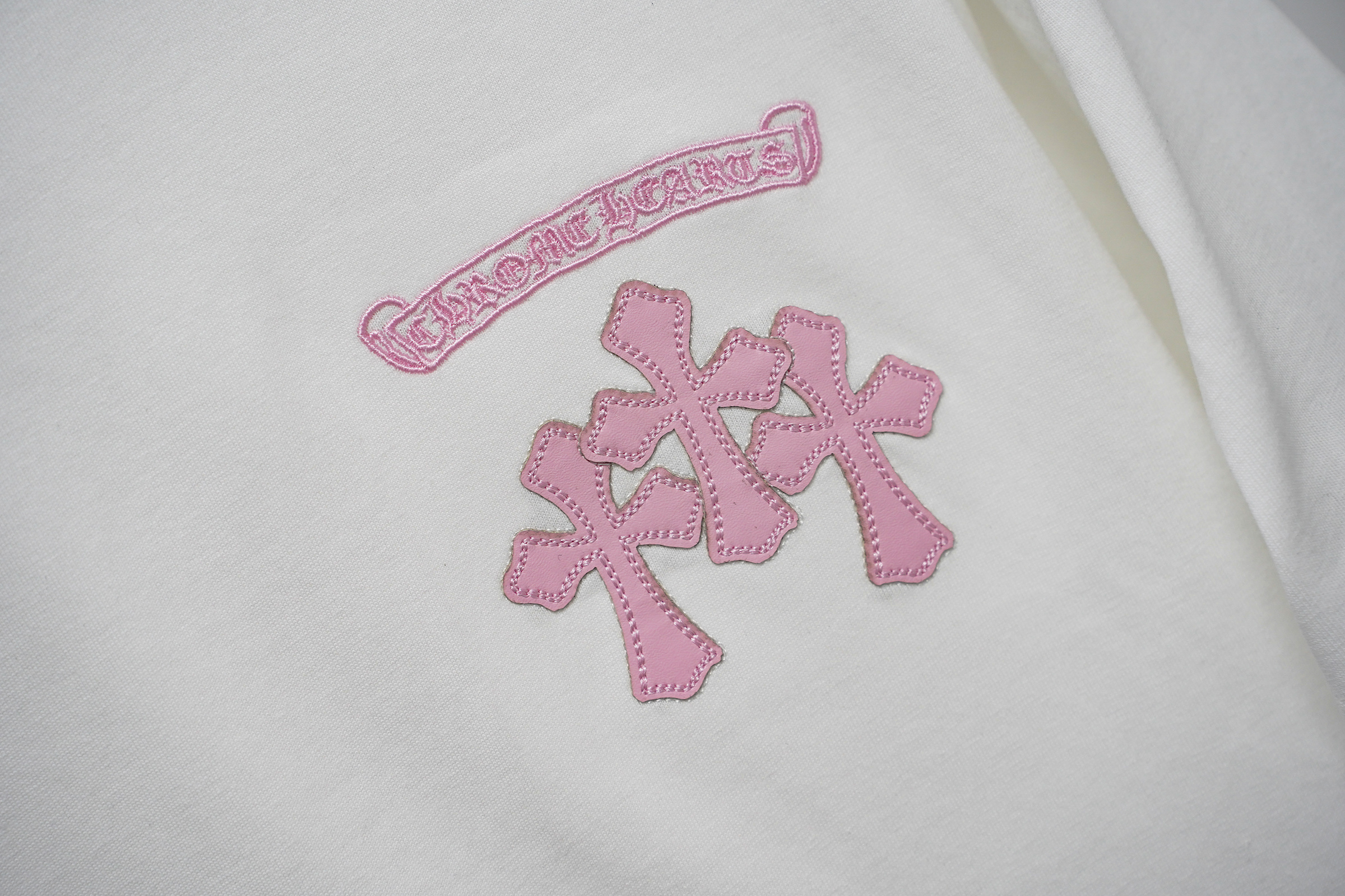 Chrome Hearts T-Shirt 2233 Black White Grey P130
