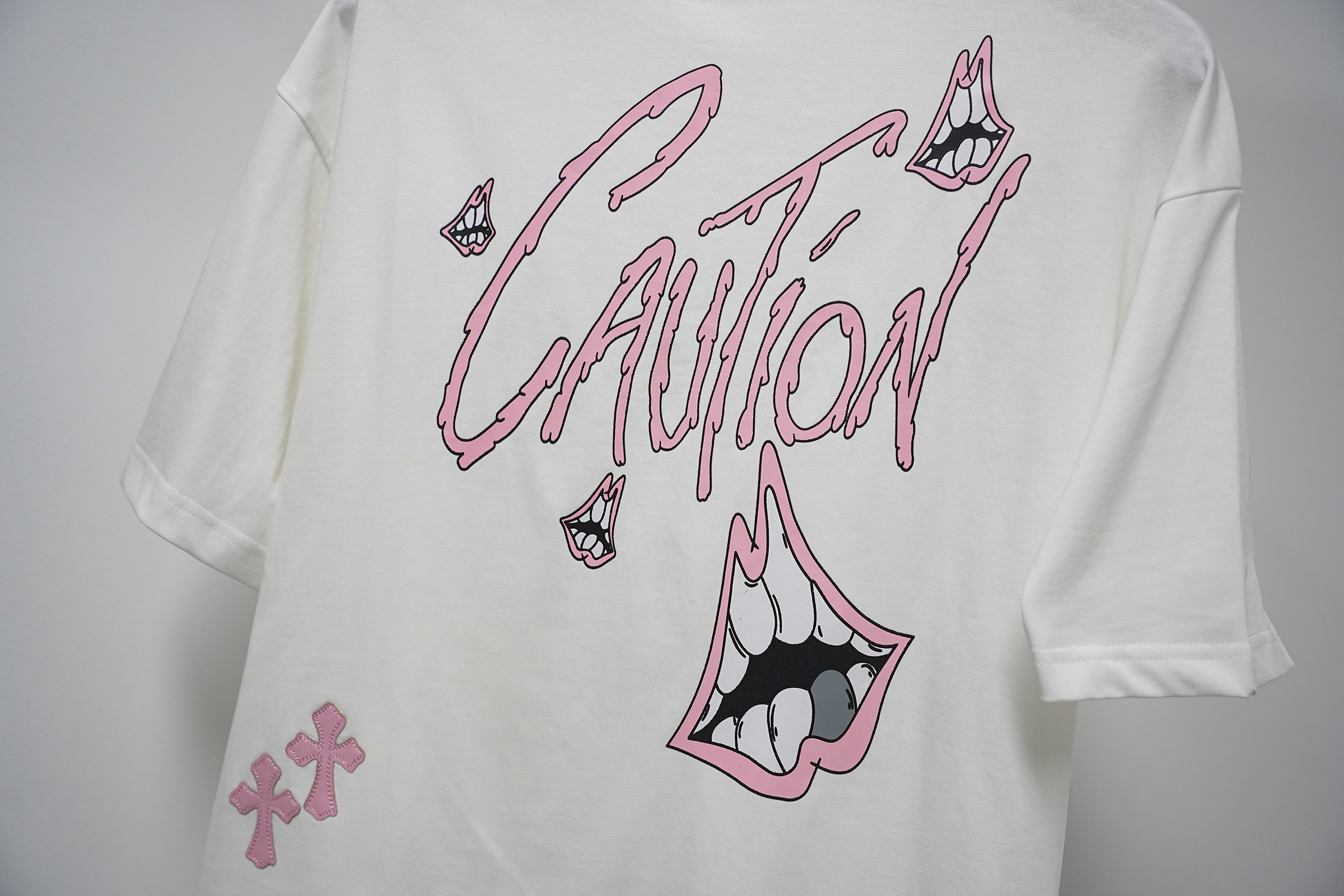 Chrome Hearts T-Shirt 2233 Black White Grey P130