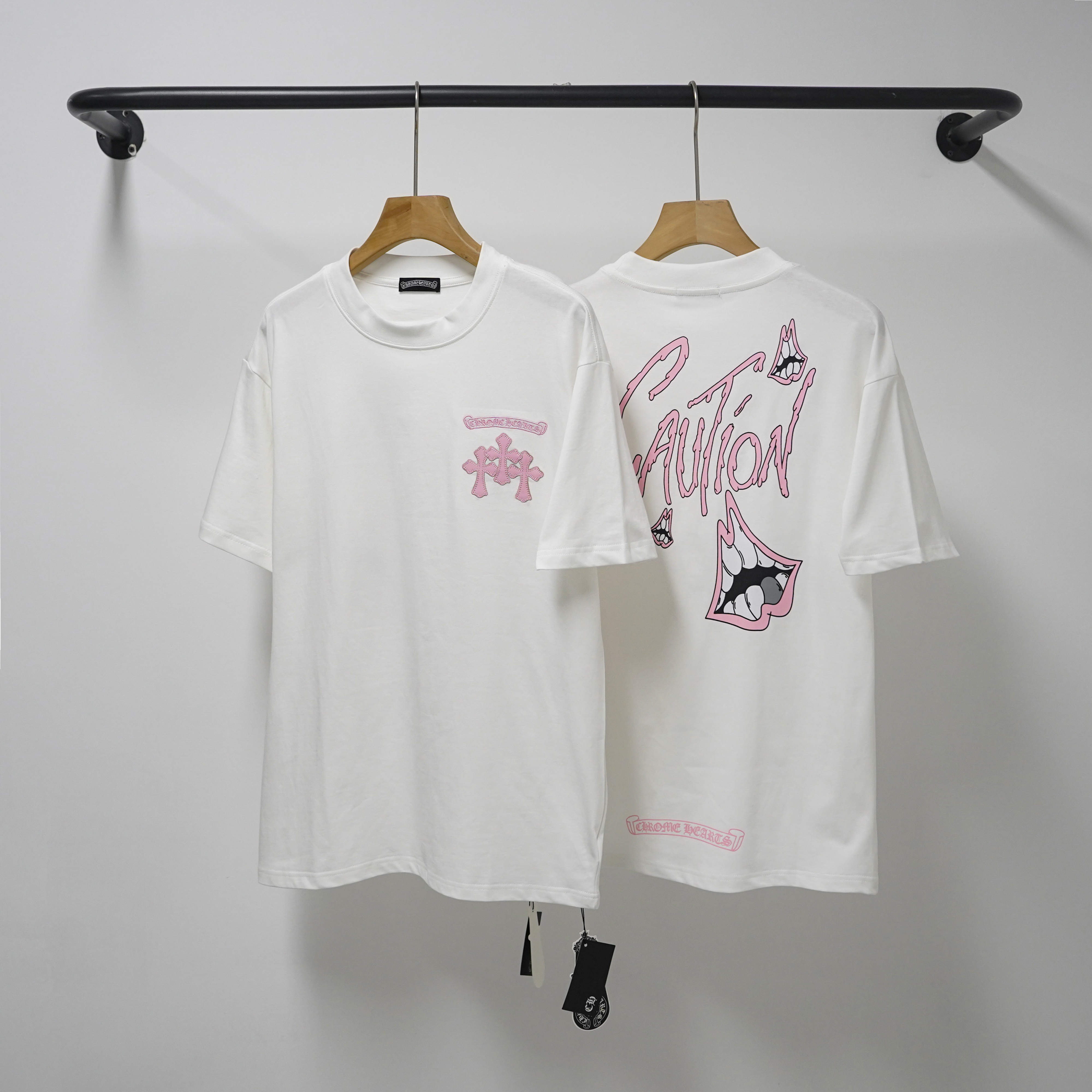 Chrome Hearts T-Shirt 2233 Black White Grey P130