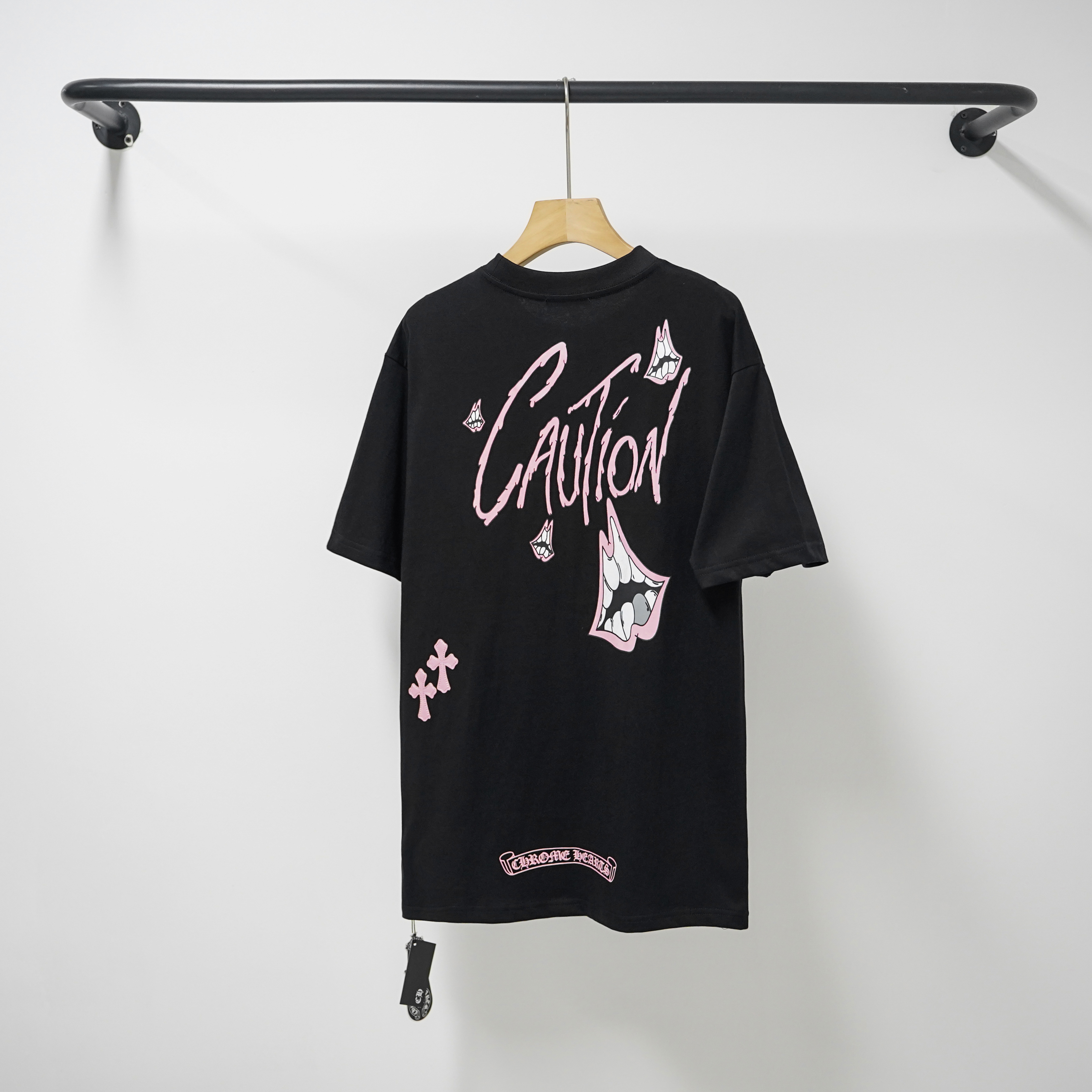 Chrome Hearts T-Shirt 2233 Black White Grey P130