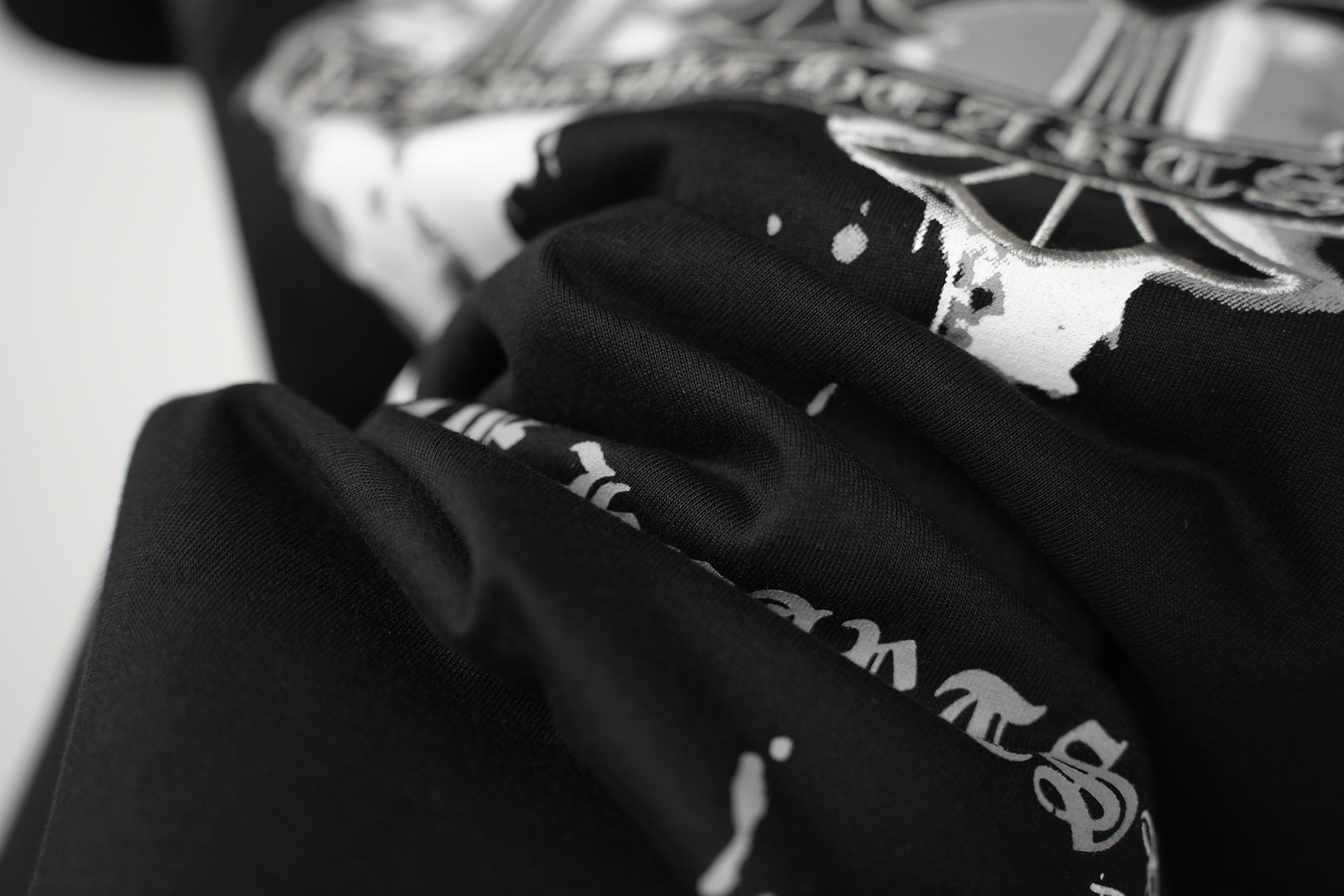 Chrome Hearts T-Shirt 2234 Black White P130