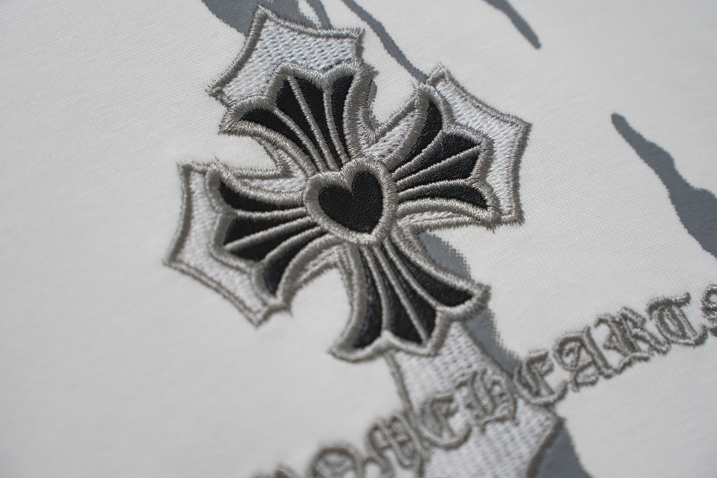 Chrome Hearts T-Shirt 2234 Black White P130