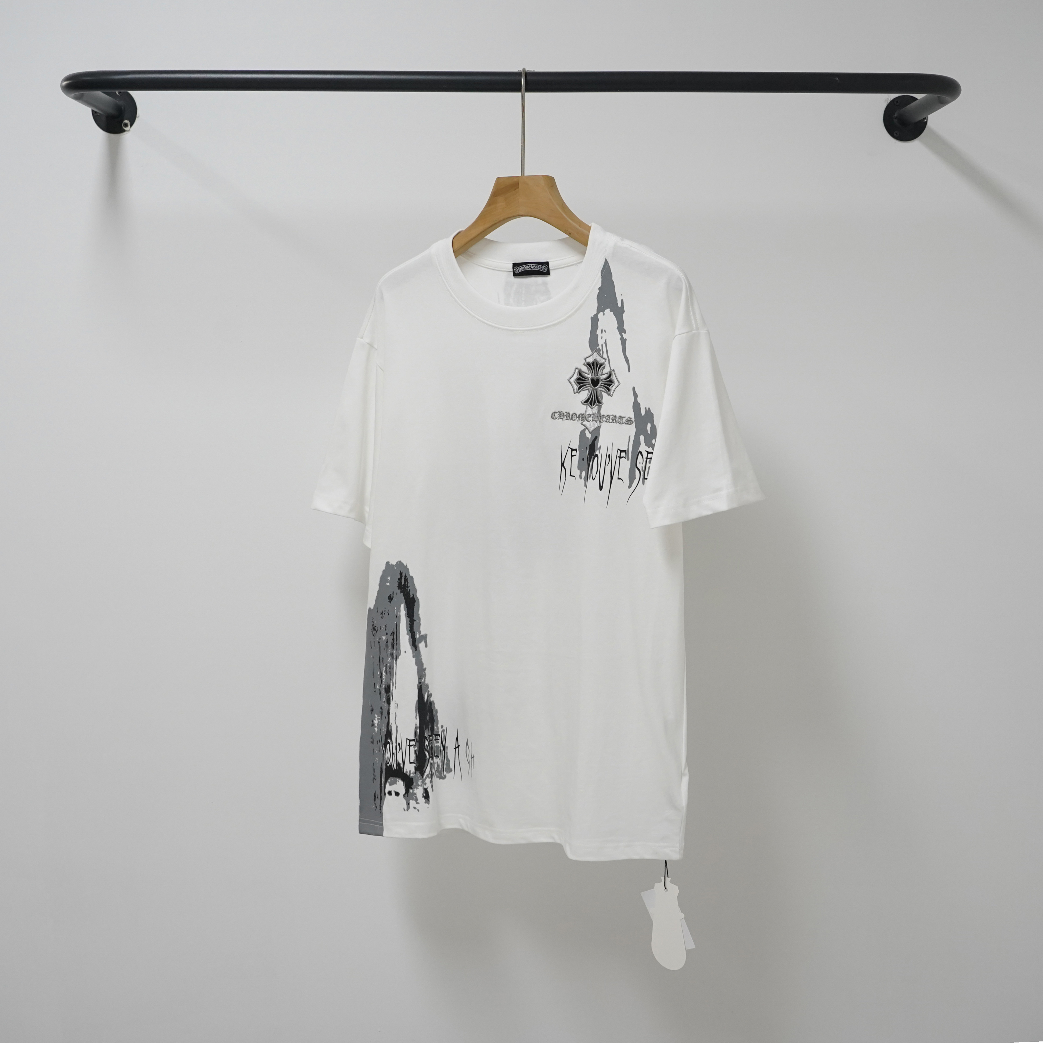 Chrome Hearts T-Shirt 2234 Black White P130