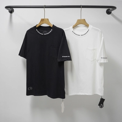 Chrome Hearts T-Shirt 2237 Black White P130 02