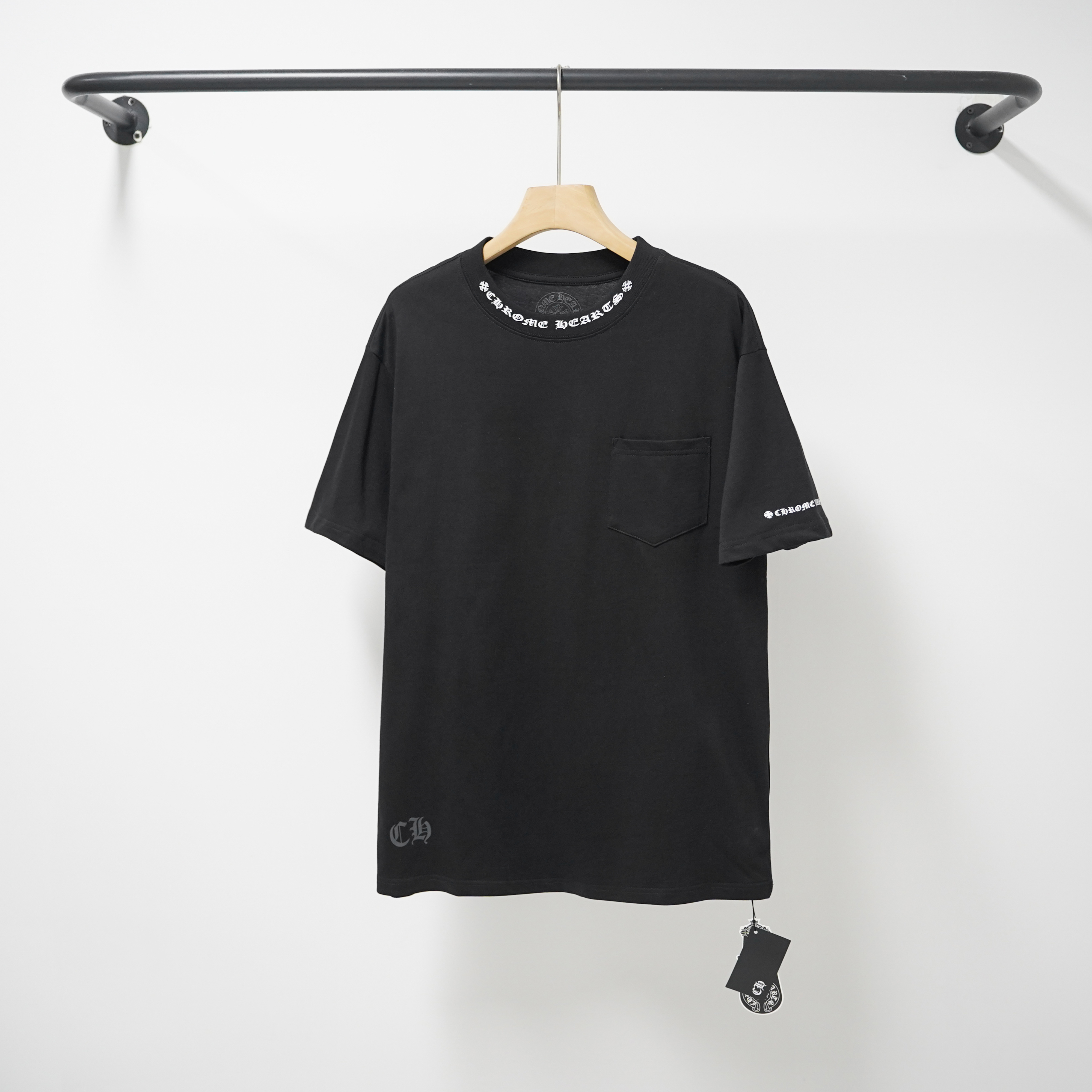 Chrome Hearts T-Shirt 2237 Black White P130