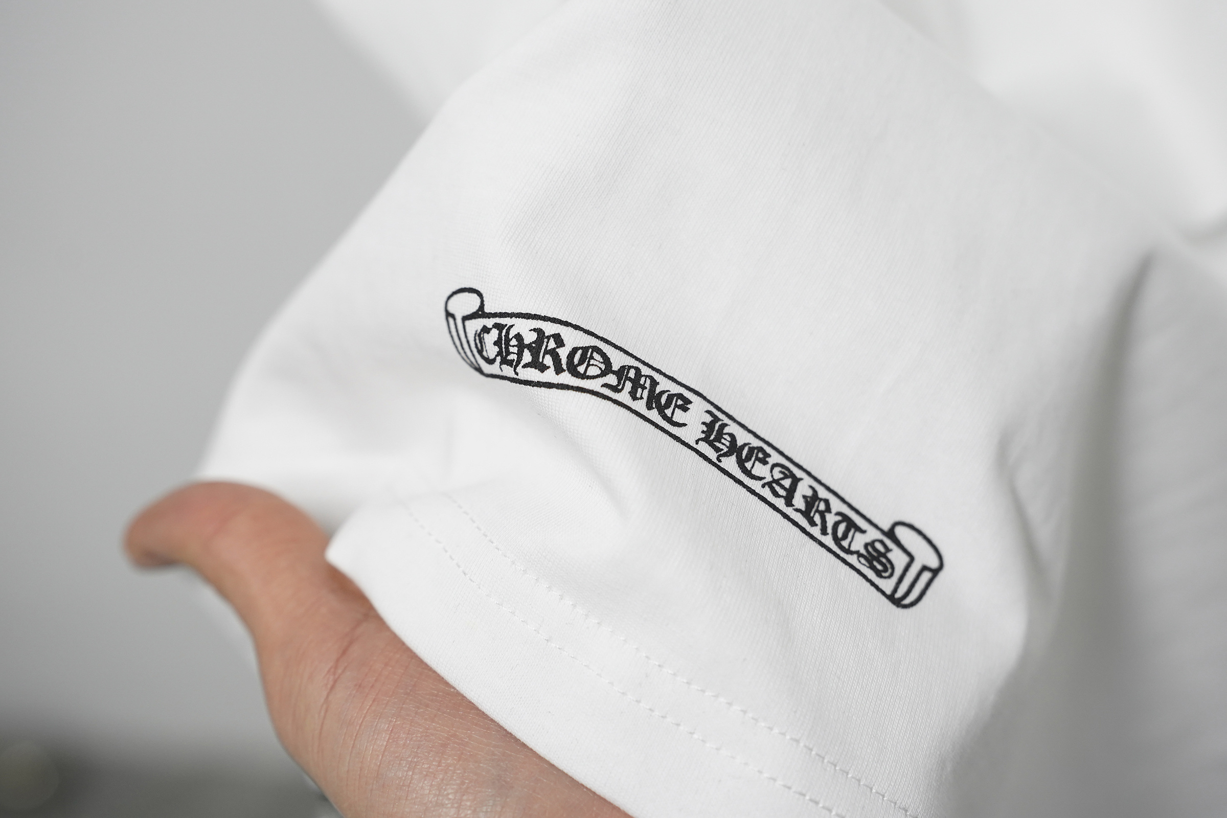 Chrome Hearts T-Shirt 2237 Black White P130