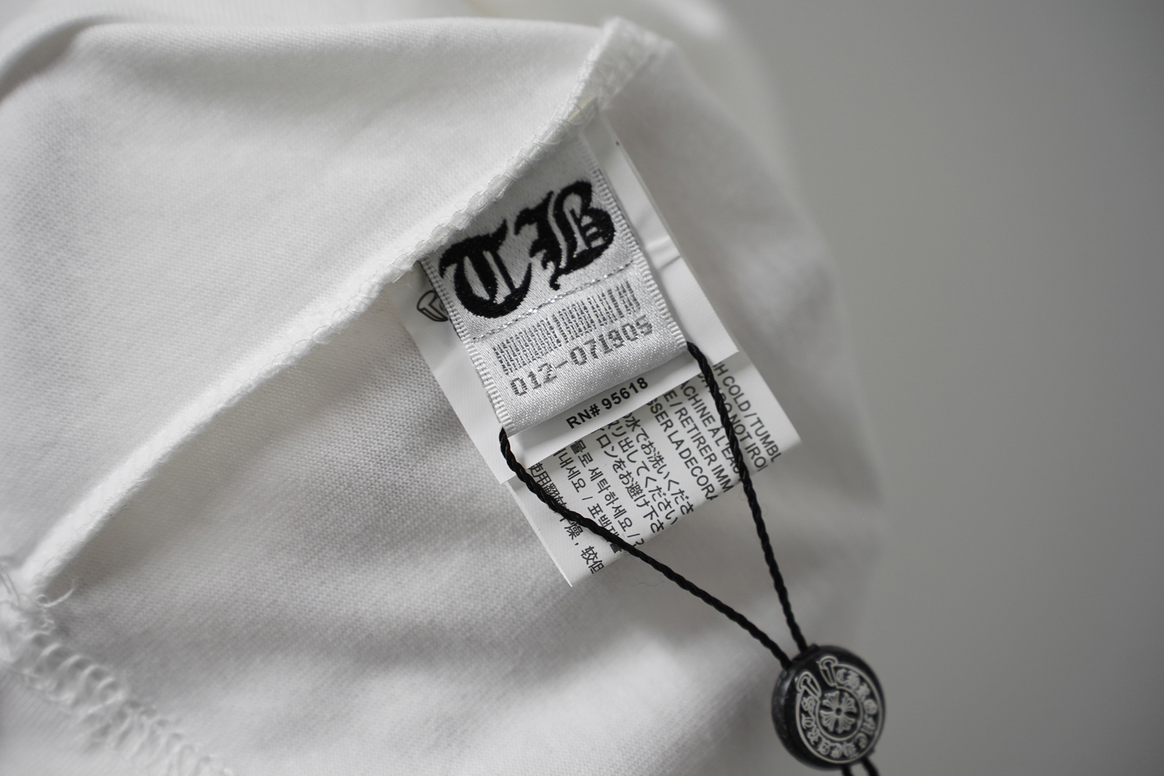 Chrome Hearts T-Shirt 2237 Black White P130
