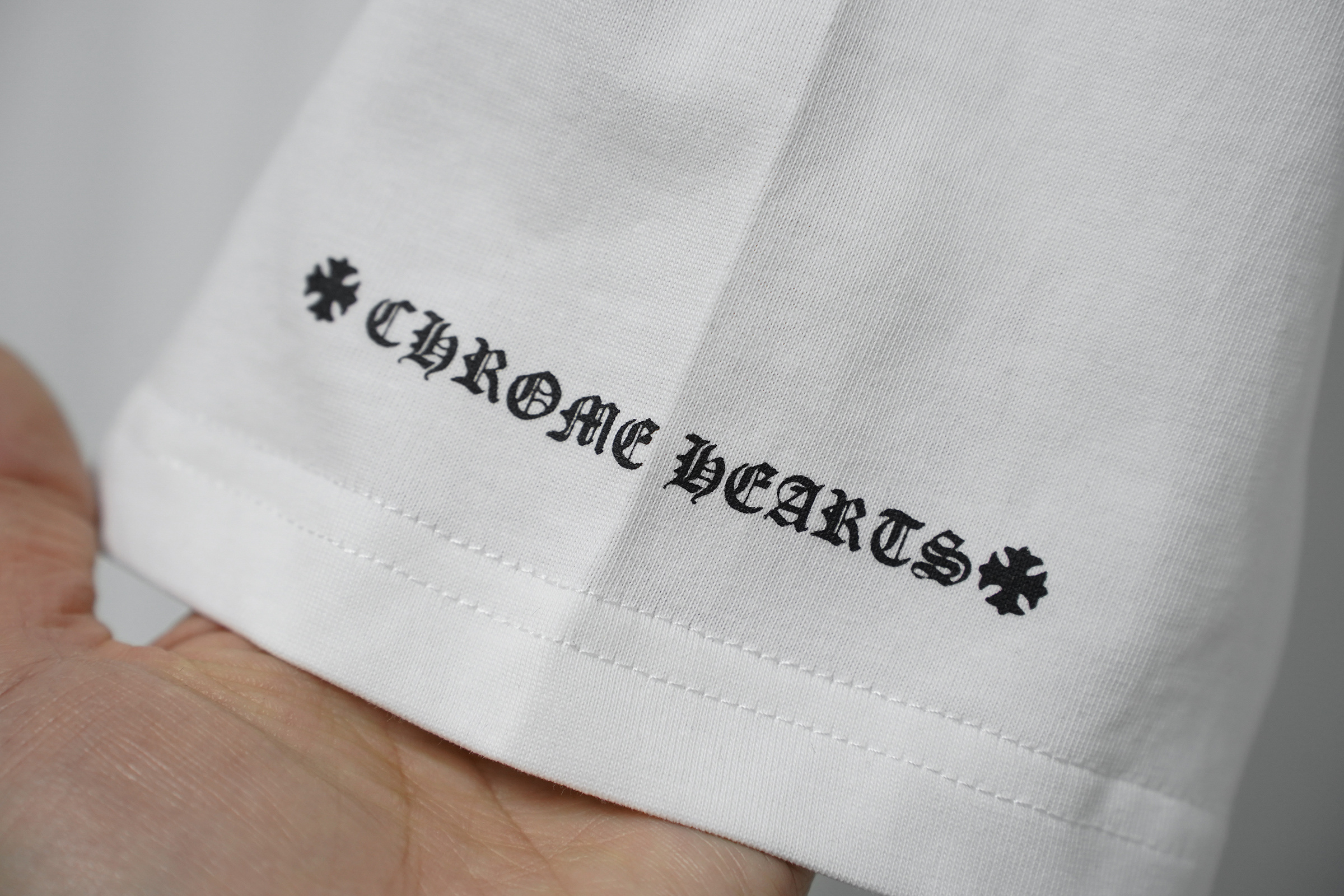 Chrome Hearts T-Shirt 2237 Black White P130