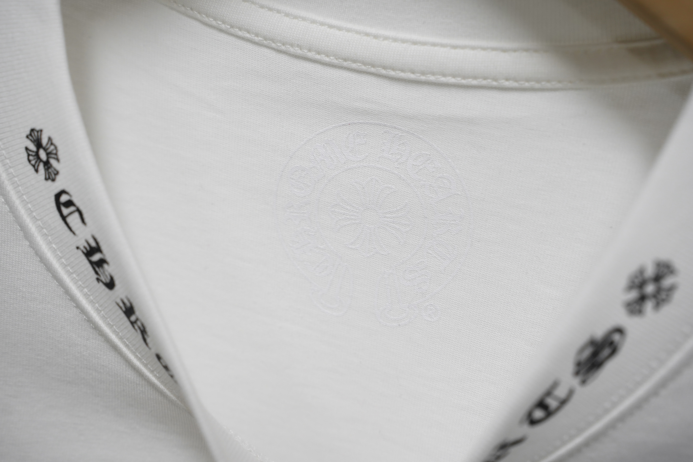 Chrome Hearts T-Shirt 2237 Black White P130