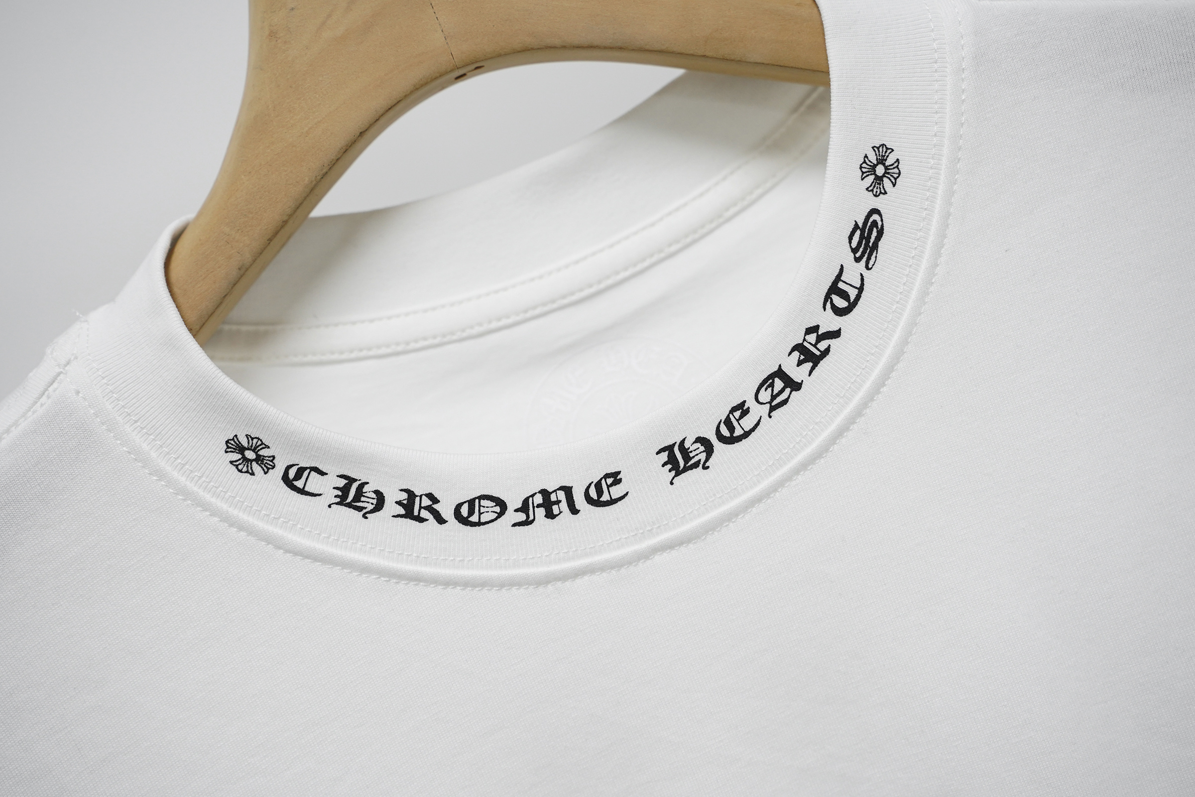 Chrome Hearts T-Shirt 2237 Black White P130