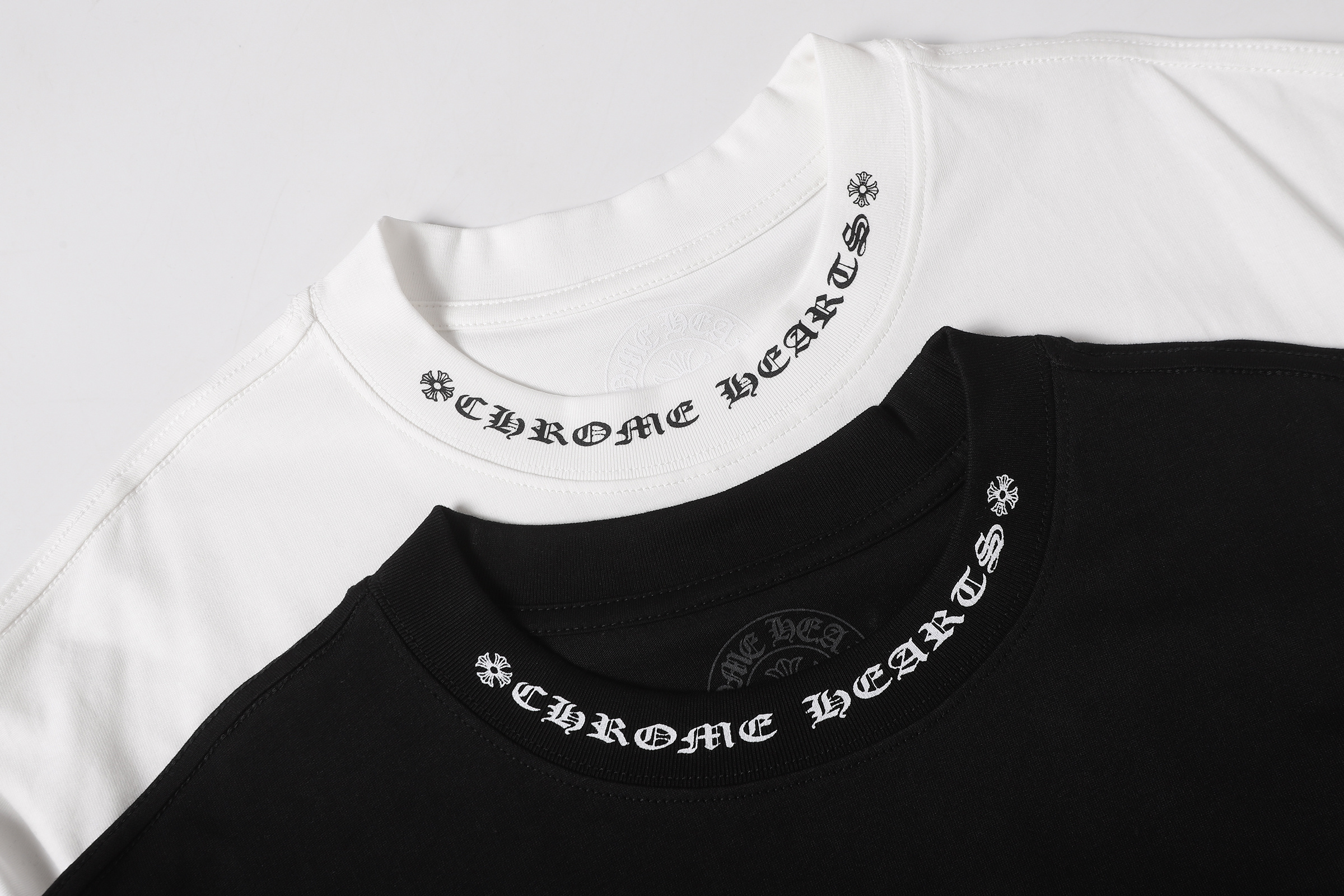 Chrome Hearts T-Shirt 2237 Black White P130