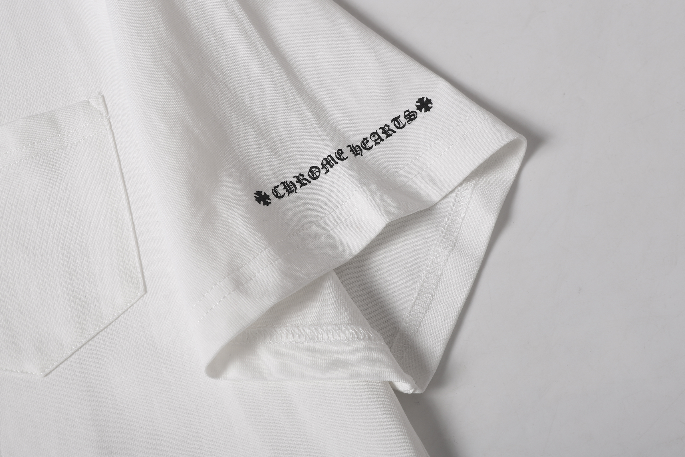 Chrome Hearts T-Shirt 2237 Black White P130