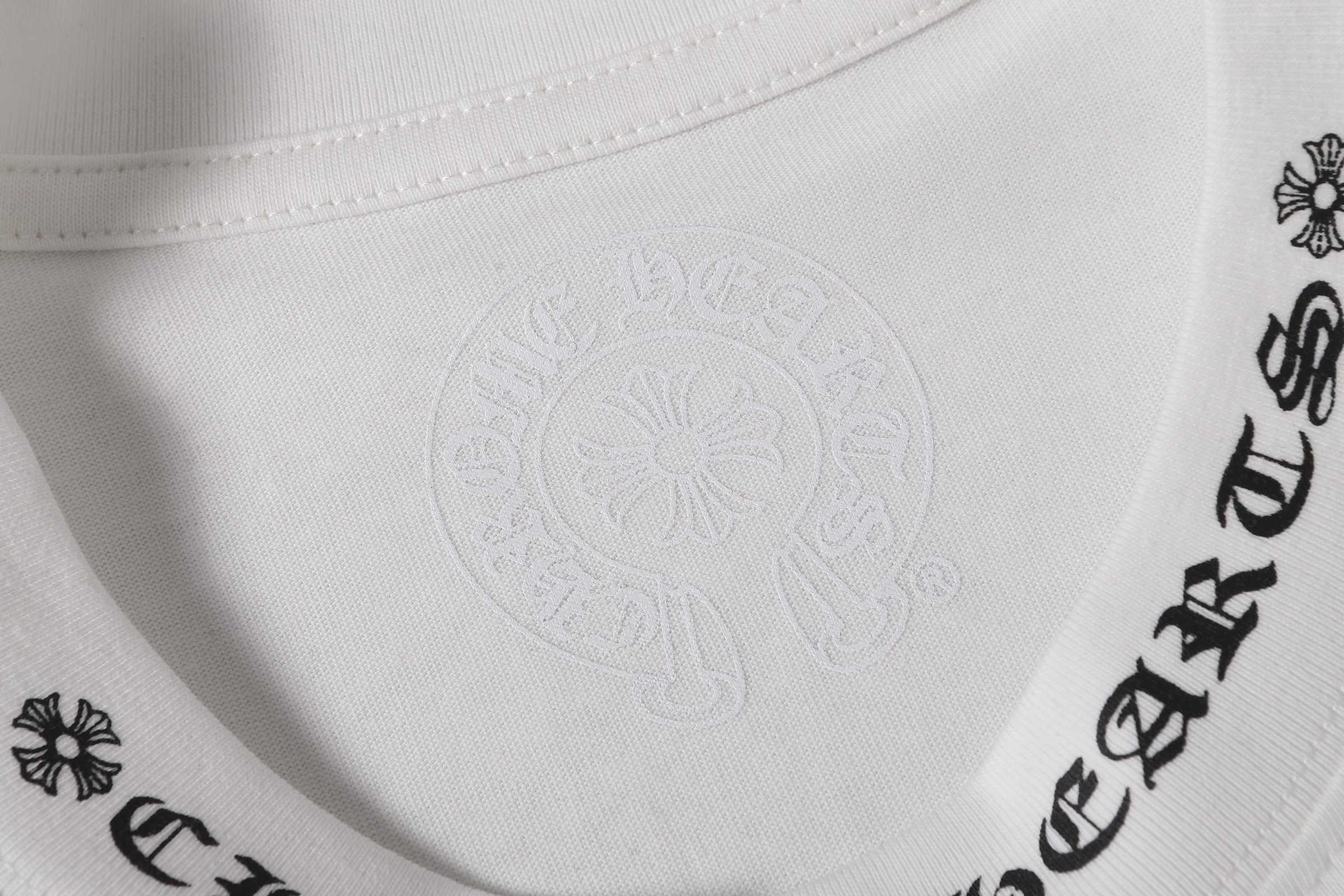 Chrome Hearts T-Shirt 2237 Black White P130