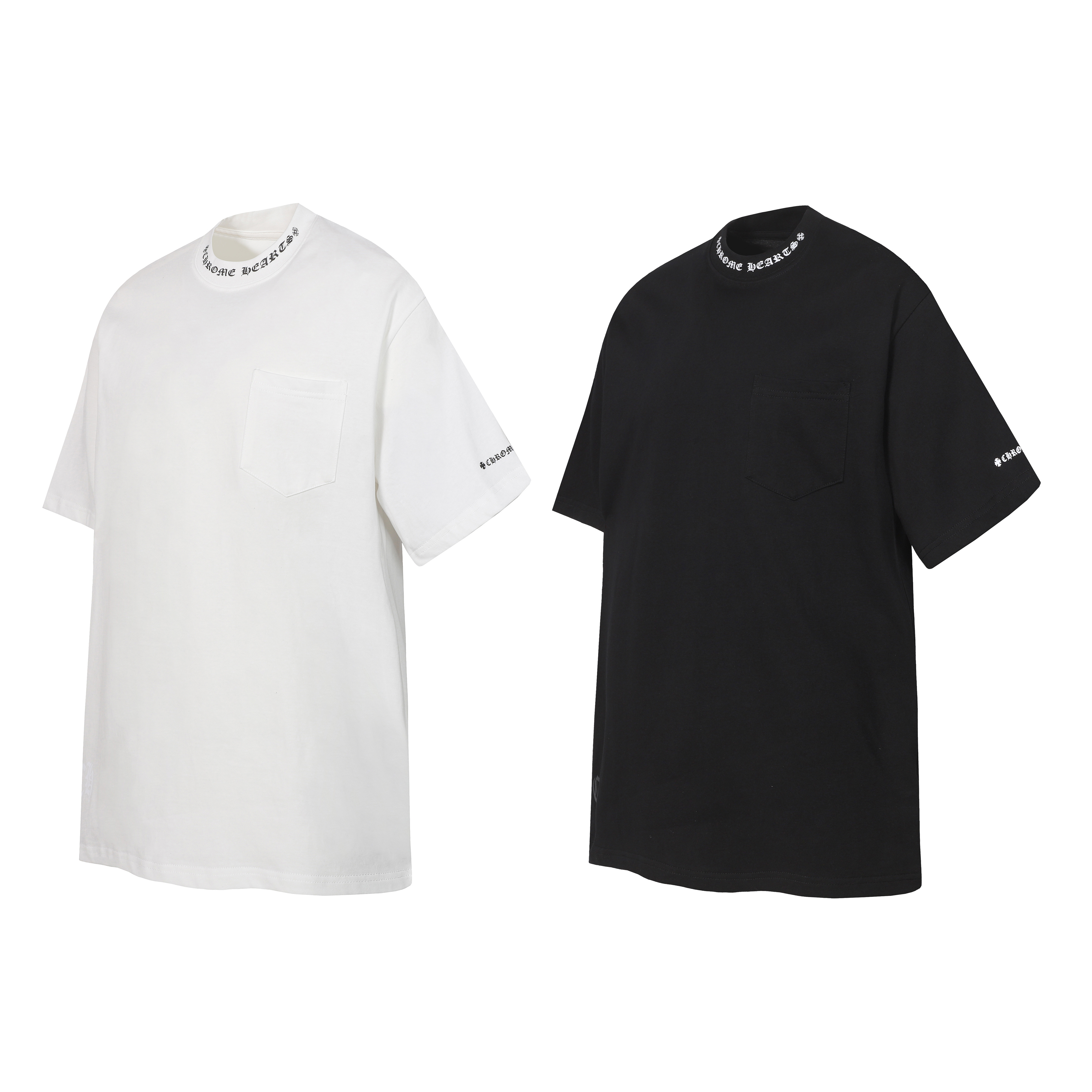 Chrome Hearts T-Shirt 2237 Black White P130