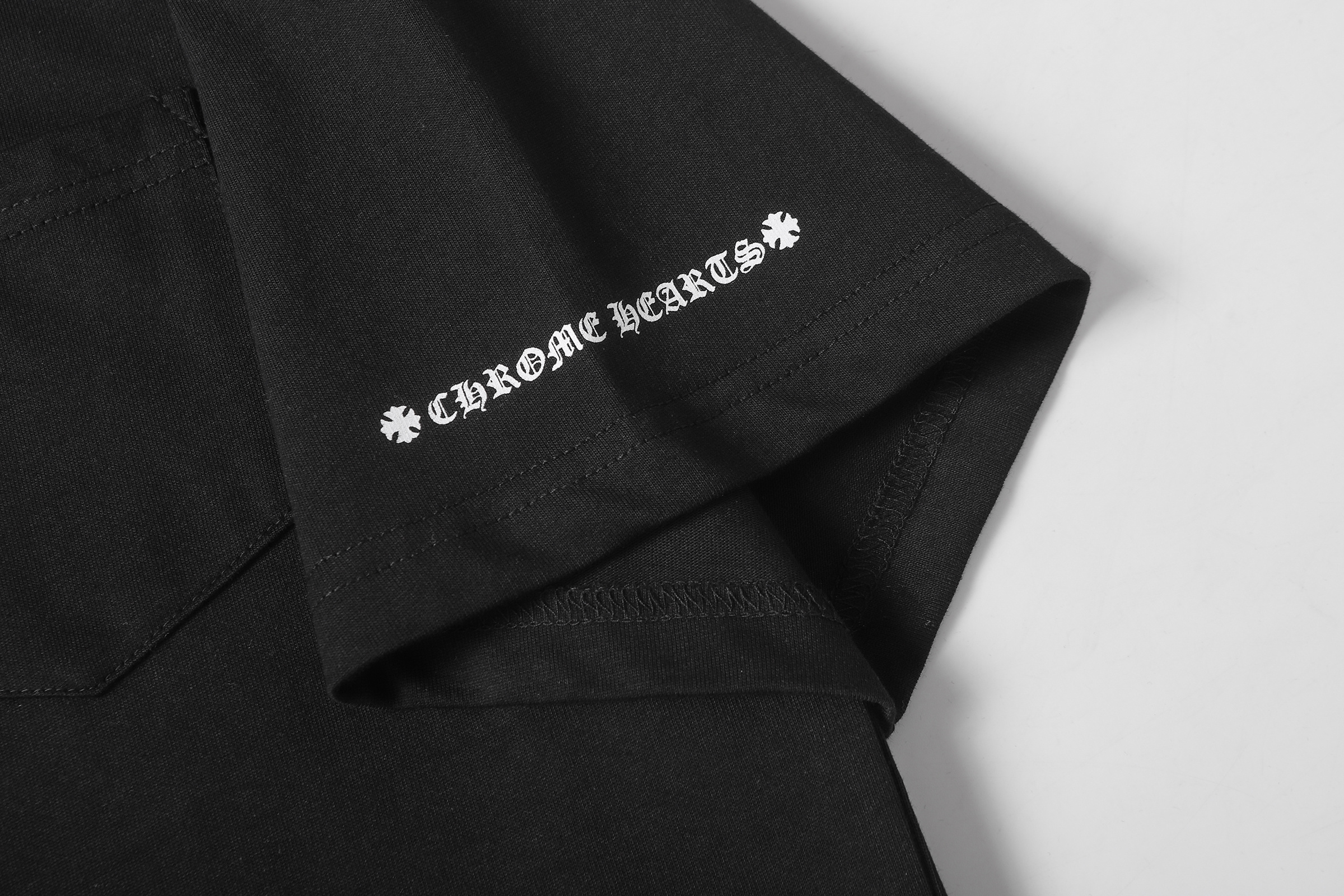 Chrome Hearts T-Shirt 2237 Black White P130