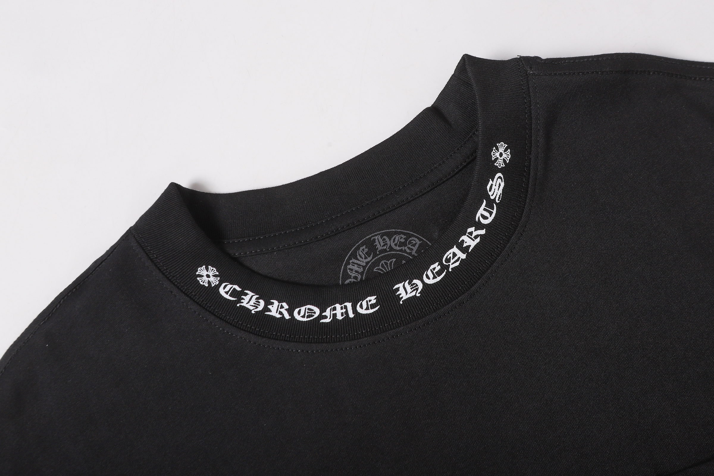 Chrome Hearts T-Shirt 2237 Black White P130