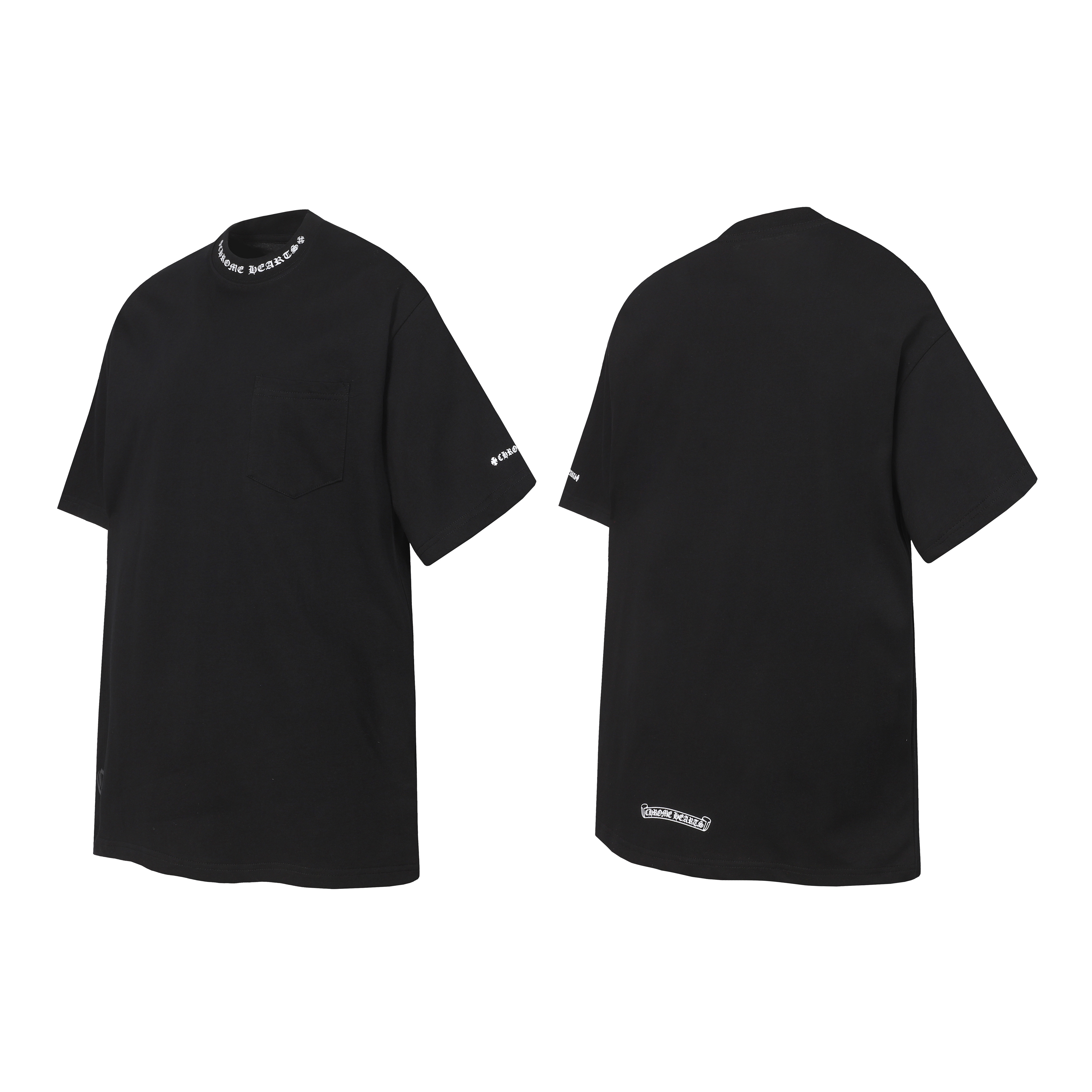 Chrome Hearts T-Shirt 2237 Black White P130