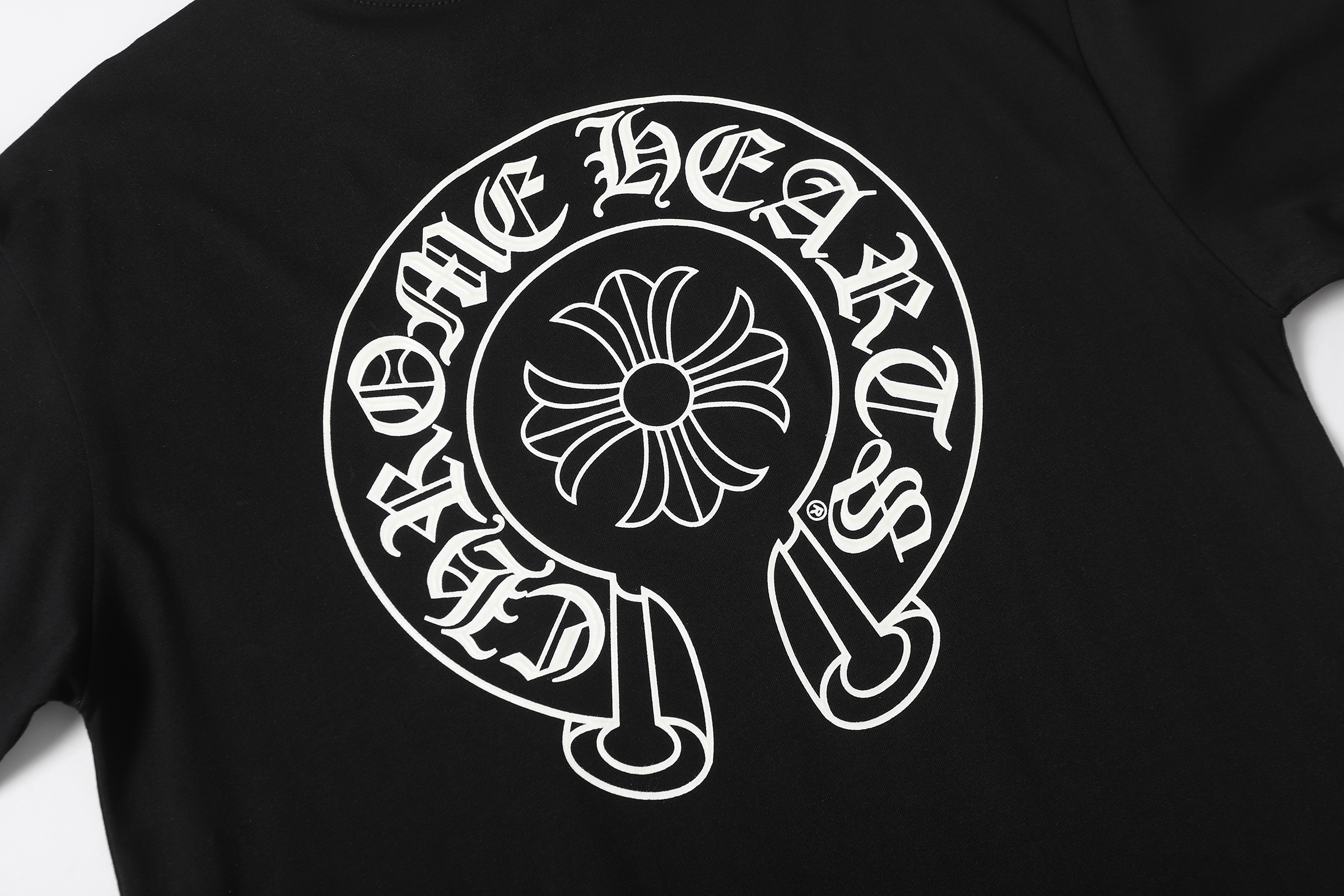 Chrome Hearts T-Shirt 2238 Black White Luminous P130