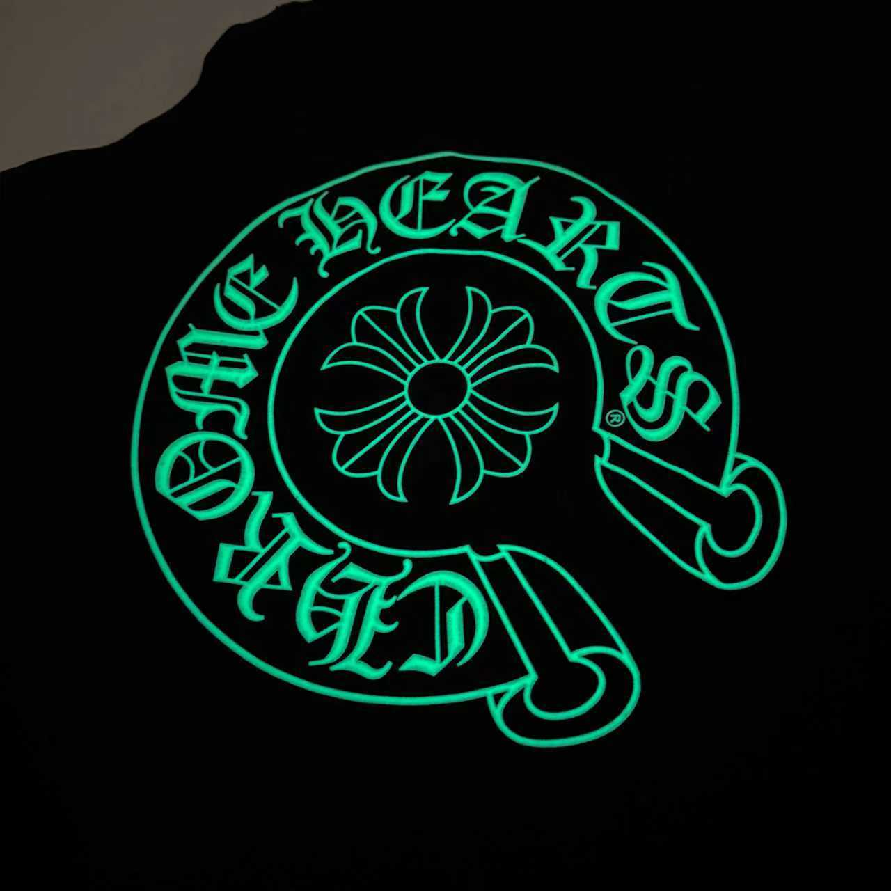 Chrome Hearts T-Shirt 2238 Black White Luminous P130