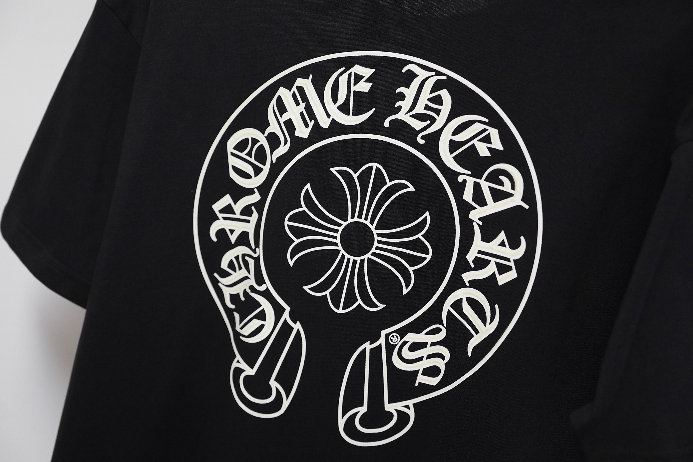 Chrome Hearts T-Shirt 2238 Black White Luminous P130