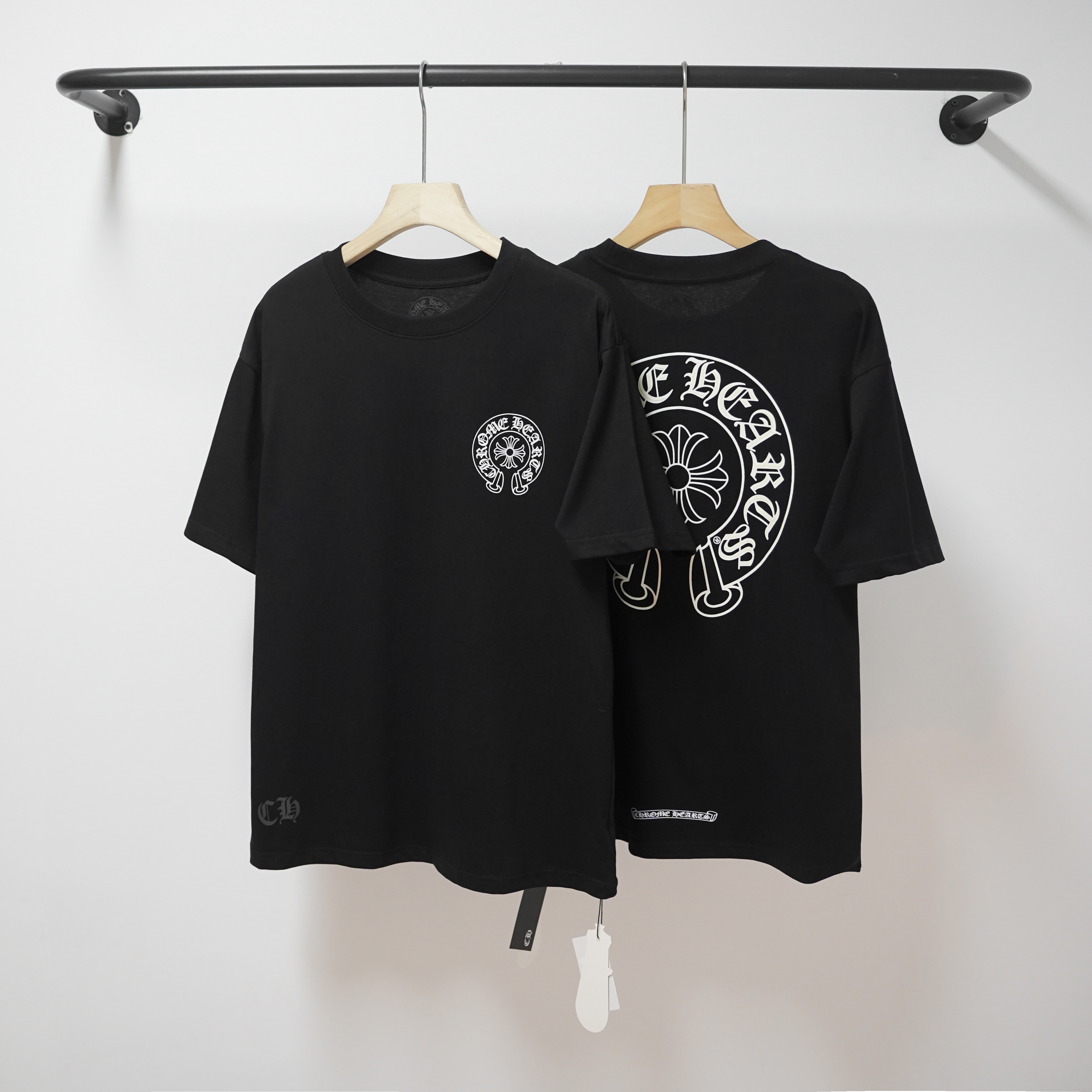 Chrome Hearts T-Shirt 2238 Black White Luminous P130