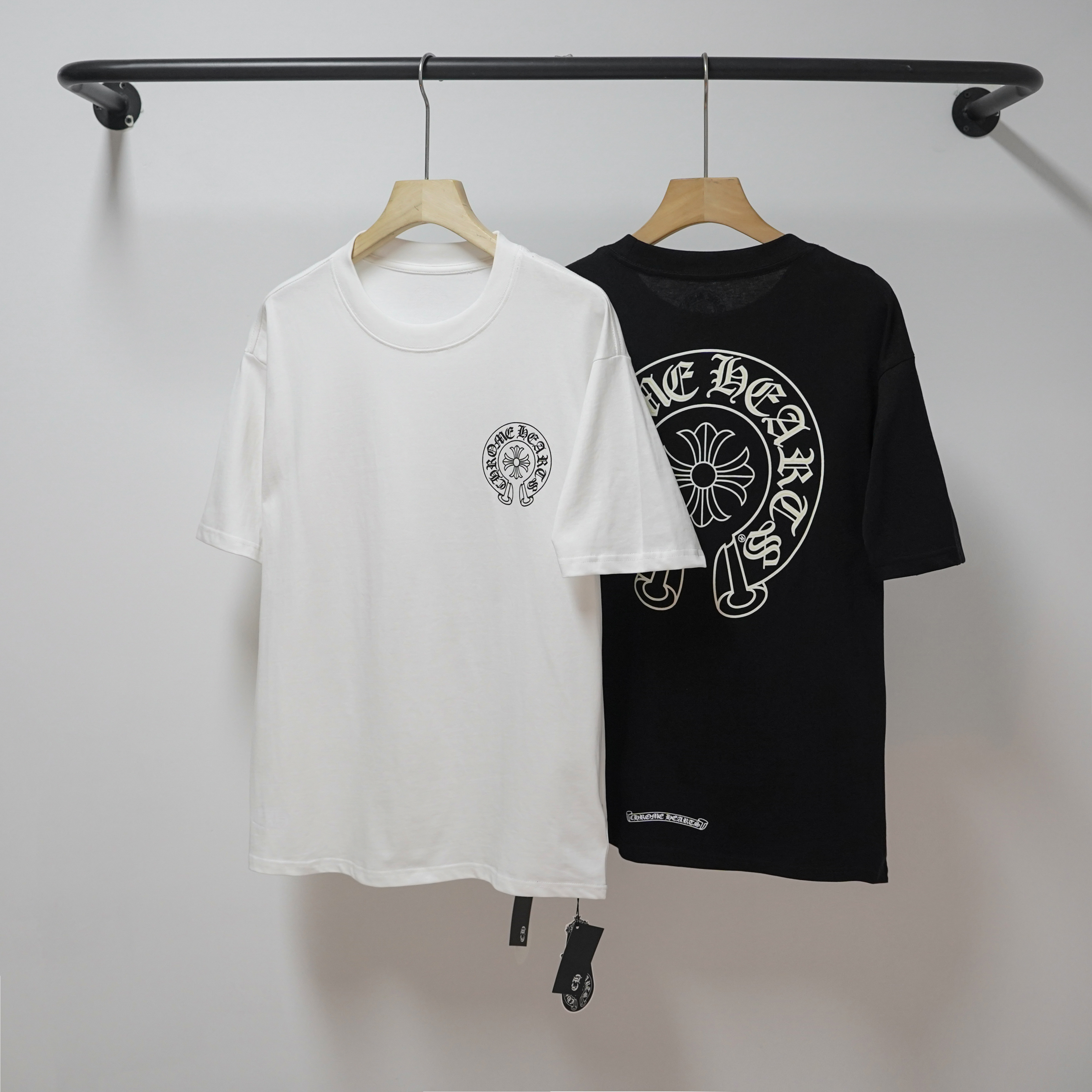 Chrome Hearts T-Shirt 2238 Black White Luminous P130