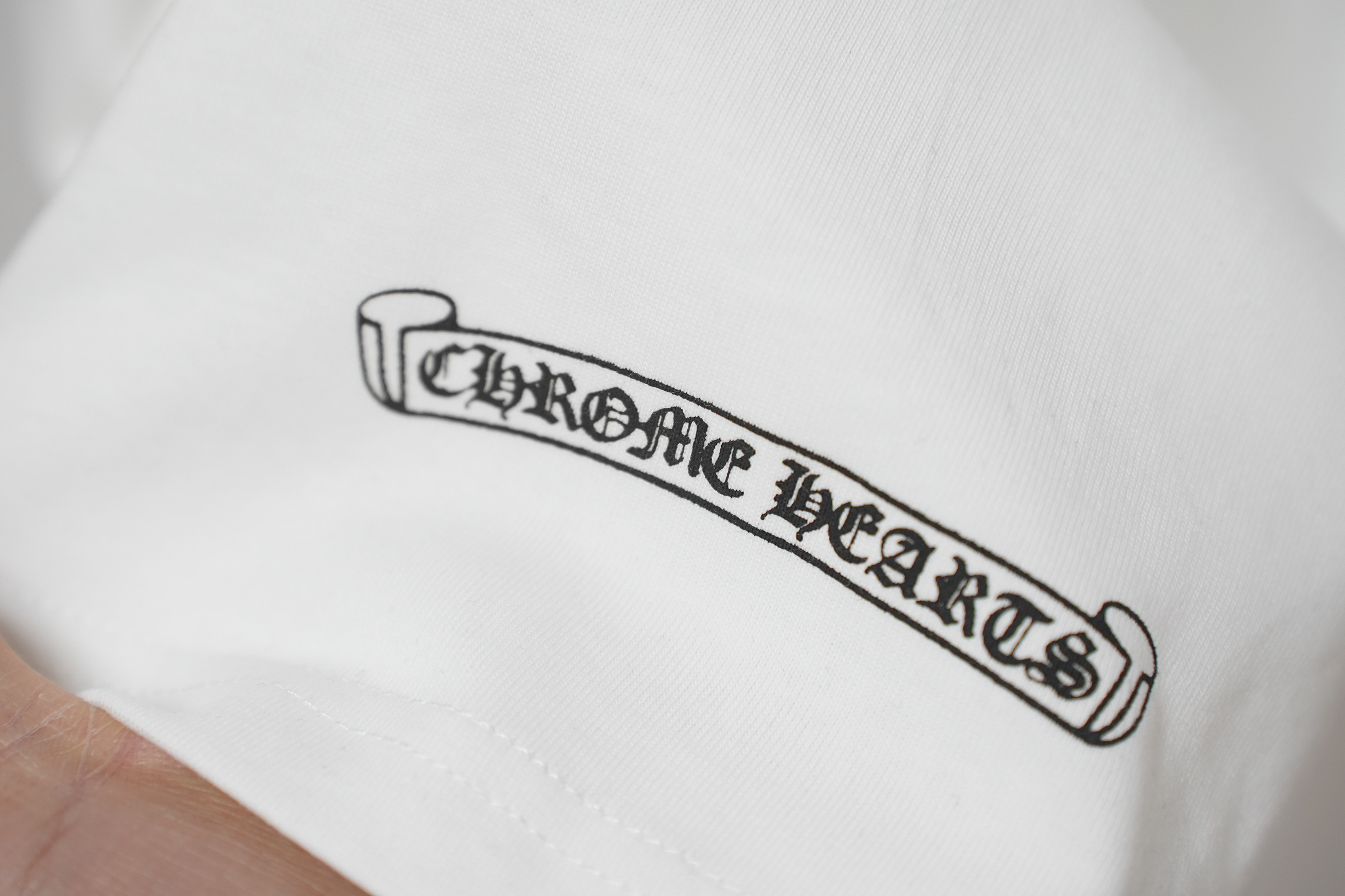 Chrome Hearts T-Shirt 2238 Black White Luminous P130