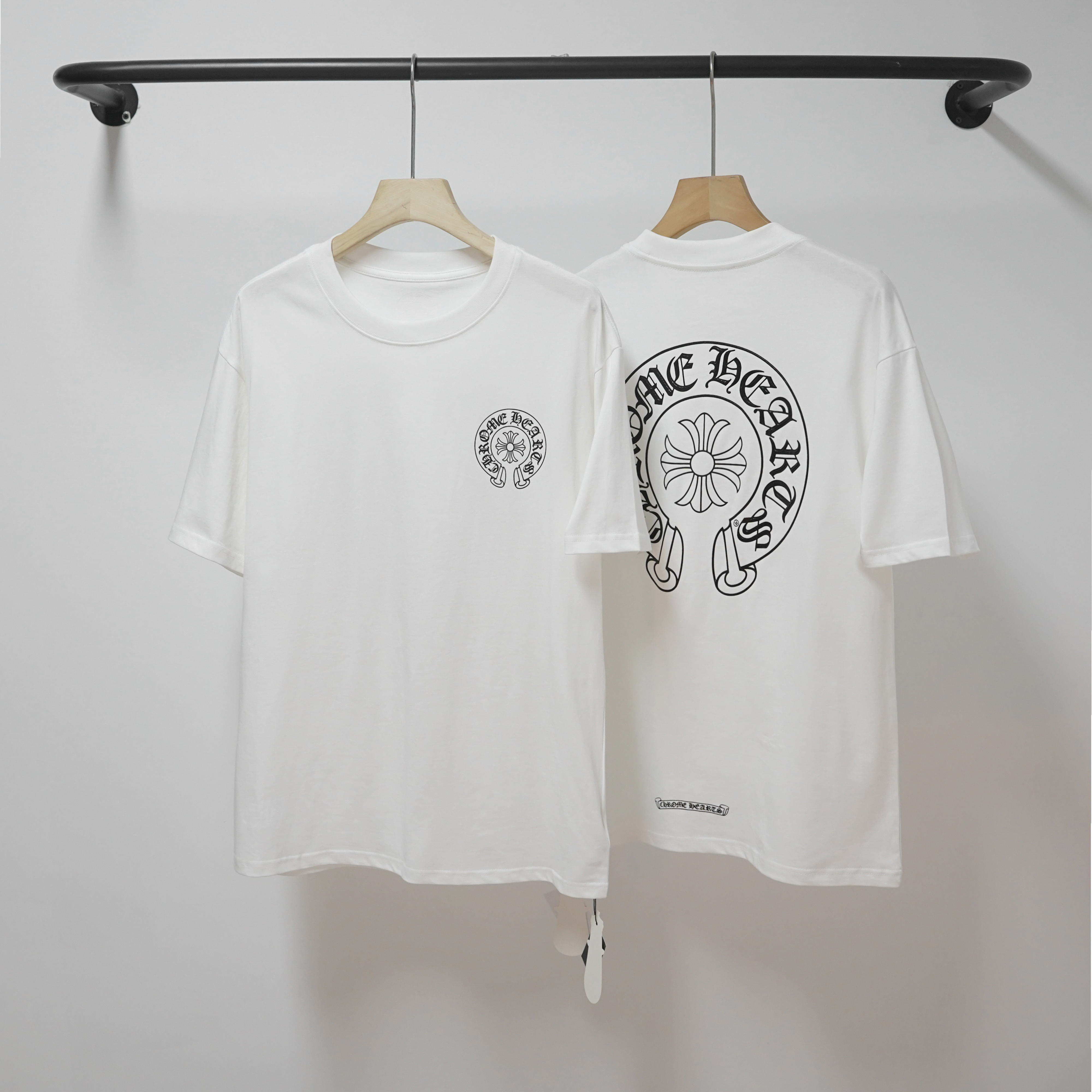 Chrome Hearts T-Shirt 2238 Black White Luminous P130