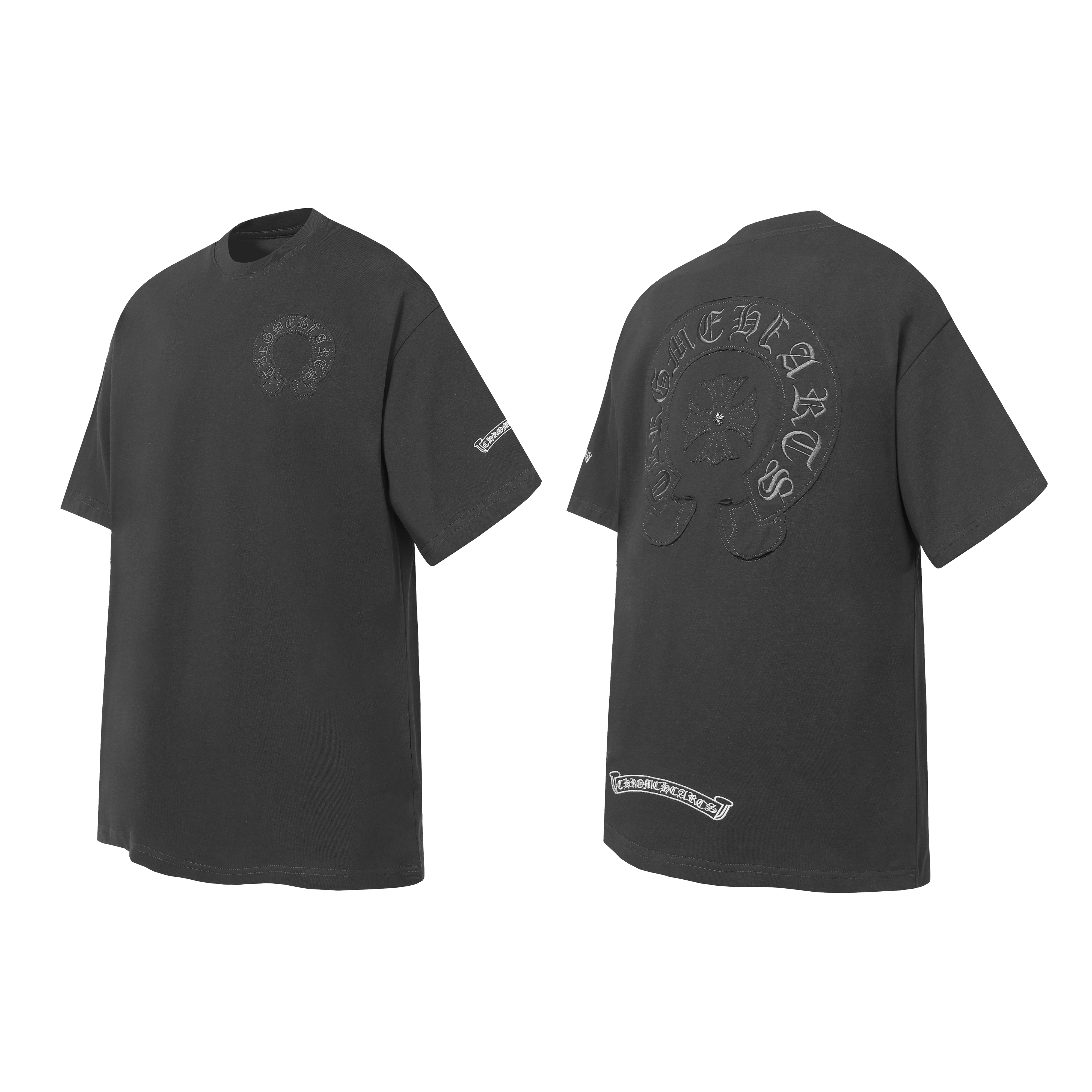 Chrome Hearts T-Shirt 2239 Black White Grey P130