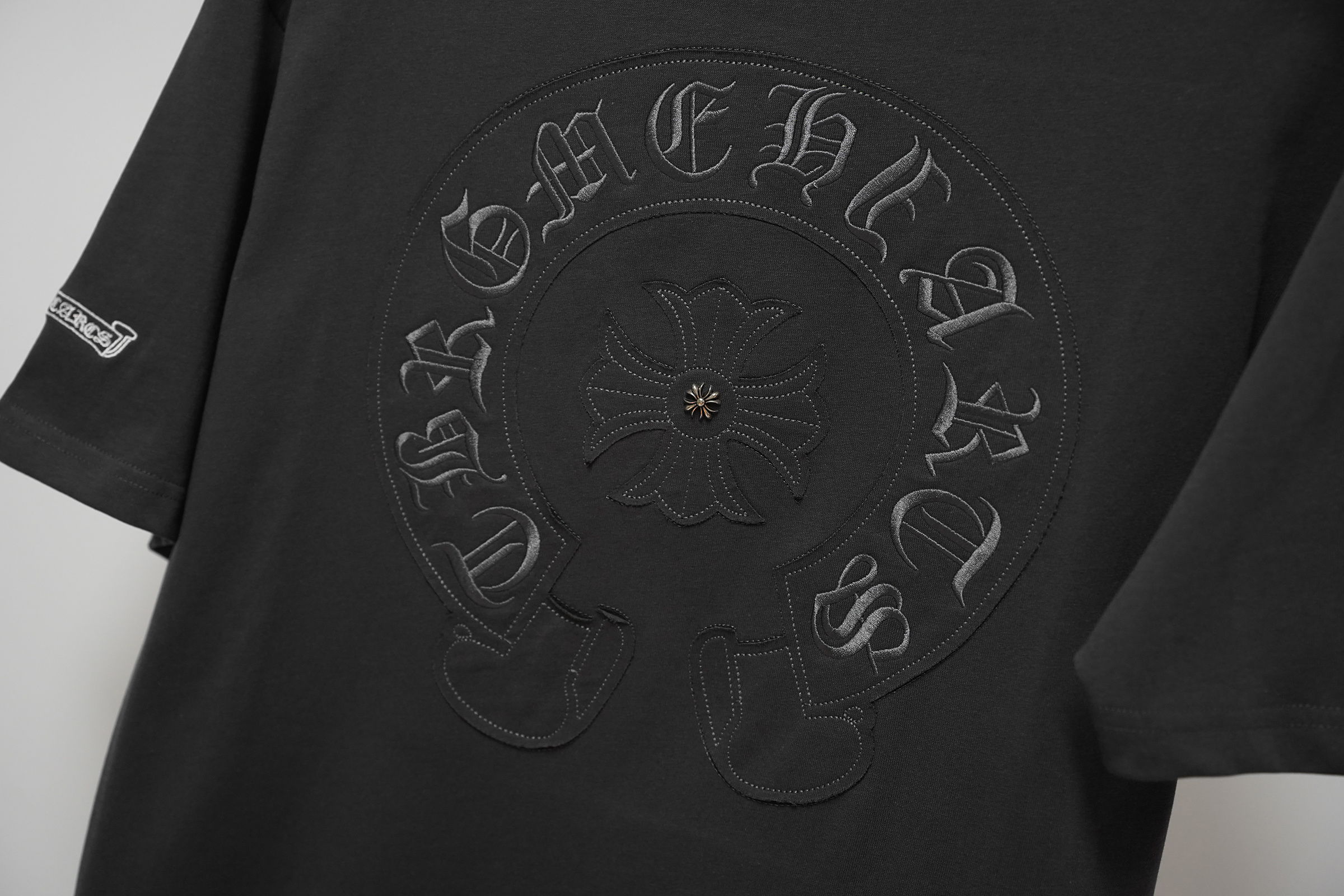 Chrome Hearts T-Shirt 2239 Black White Grey P130