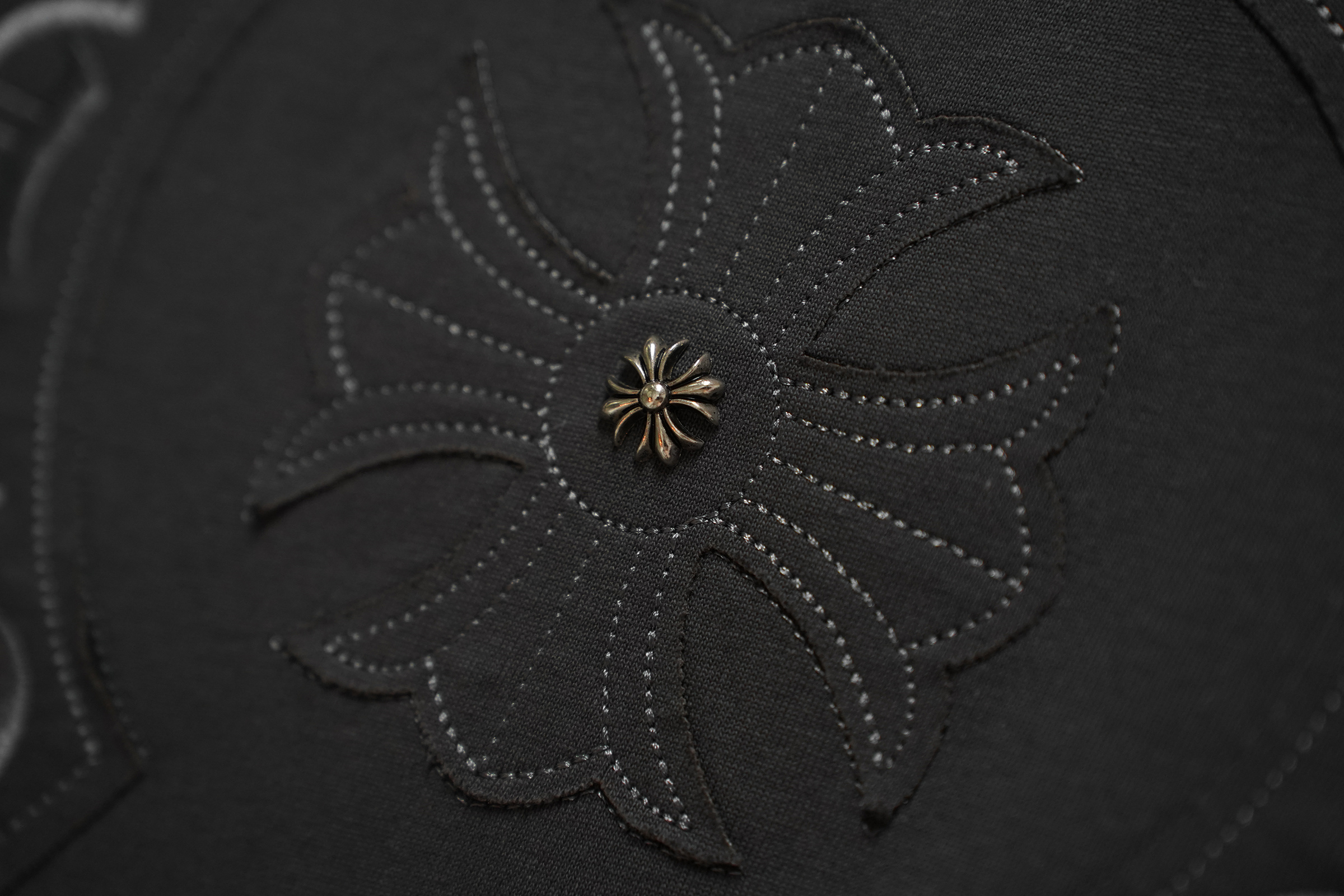 Chrome Hearts T-Shirt 2239 Black White Grey P130
