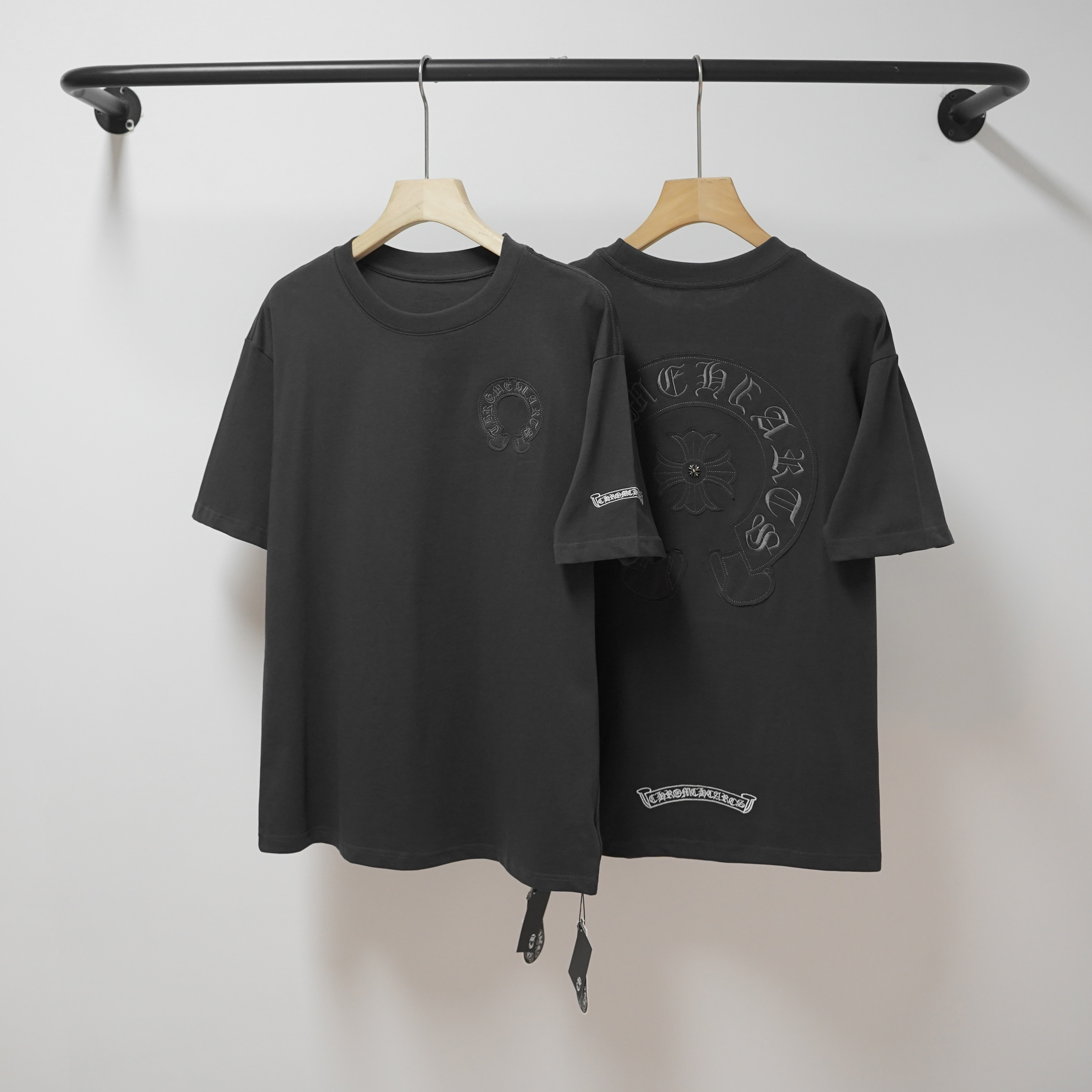 Chrome Hearts T-Shirt 2239 Black White Grey P130
