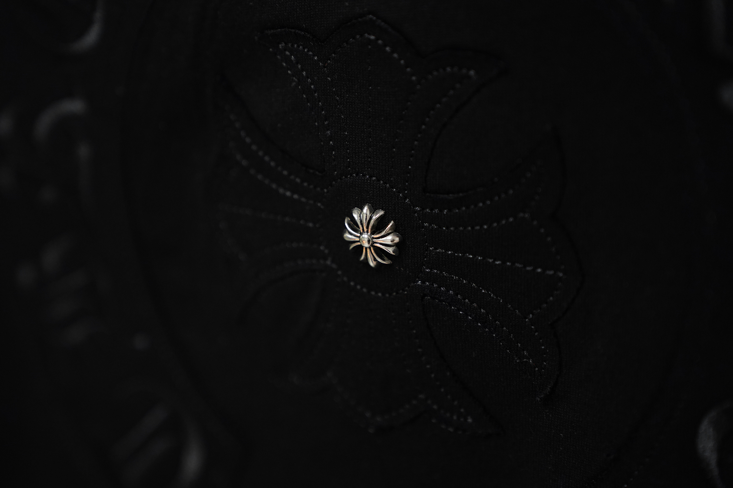 Chrome Hearts T-Shirt 2239 Black White Grey P130
