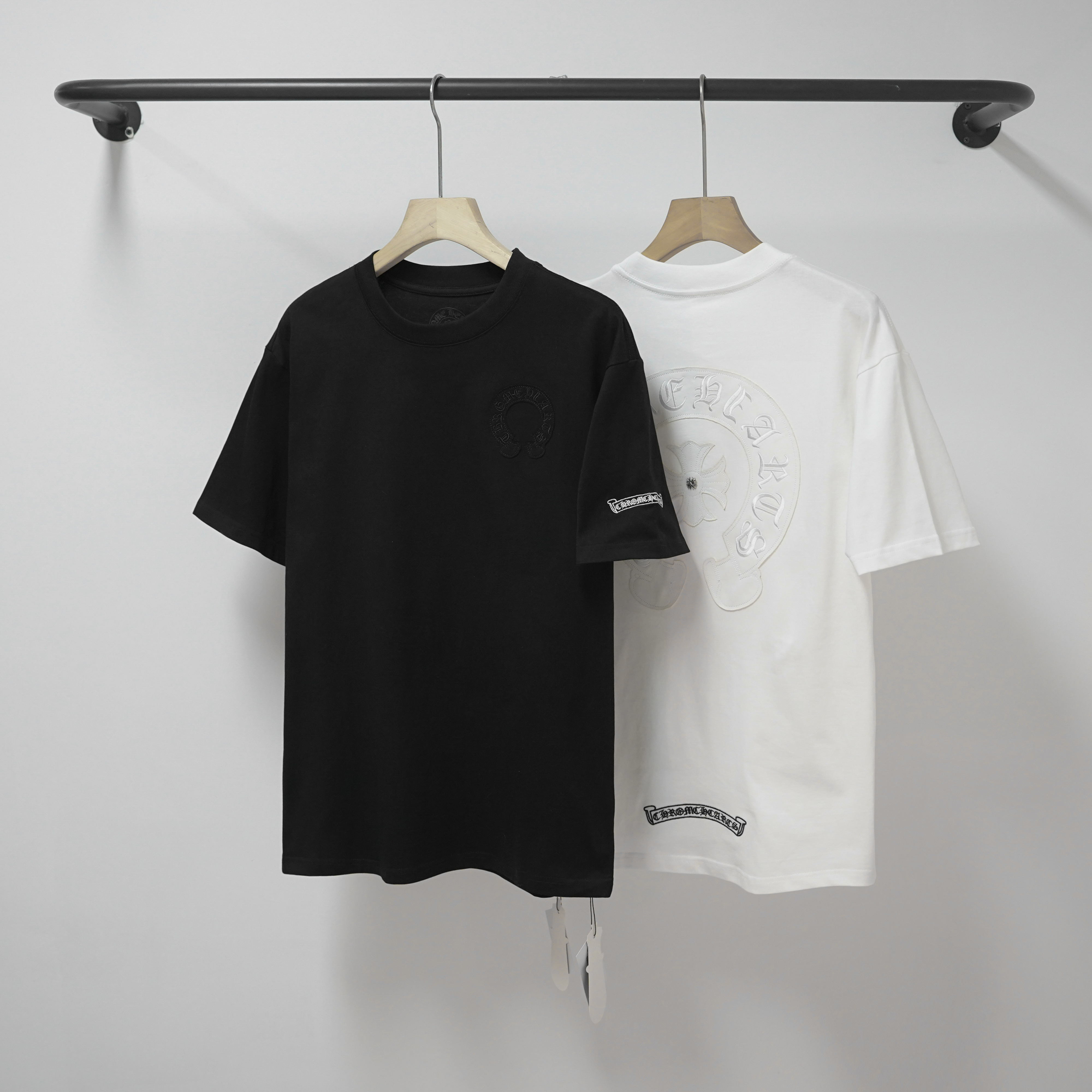 Chrome Hearts T-Shirt 2239 Black White Grey P130
