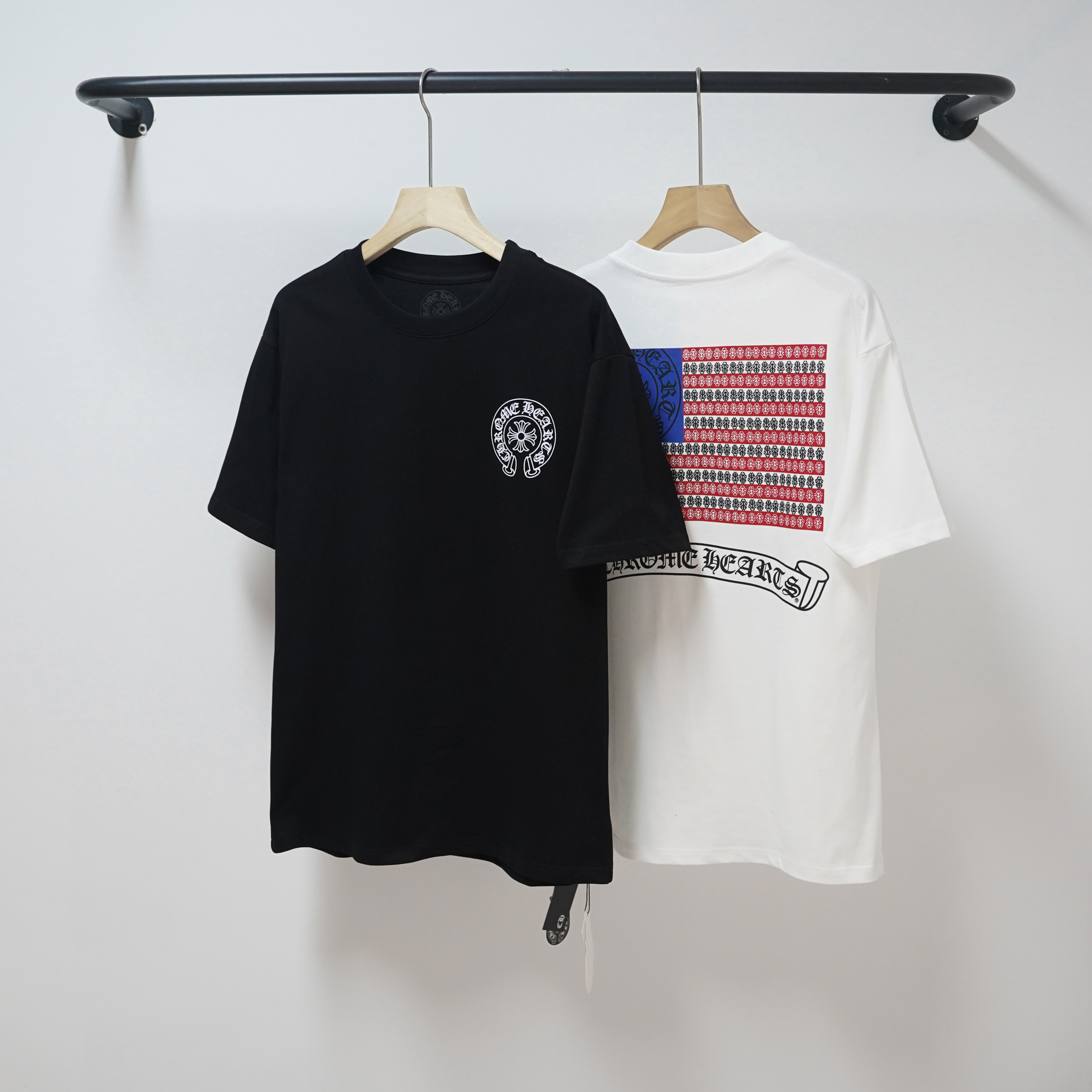 Chrome Hearts T-Shirt 2240 Black White P130