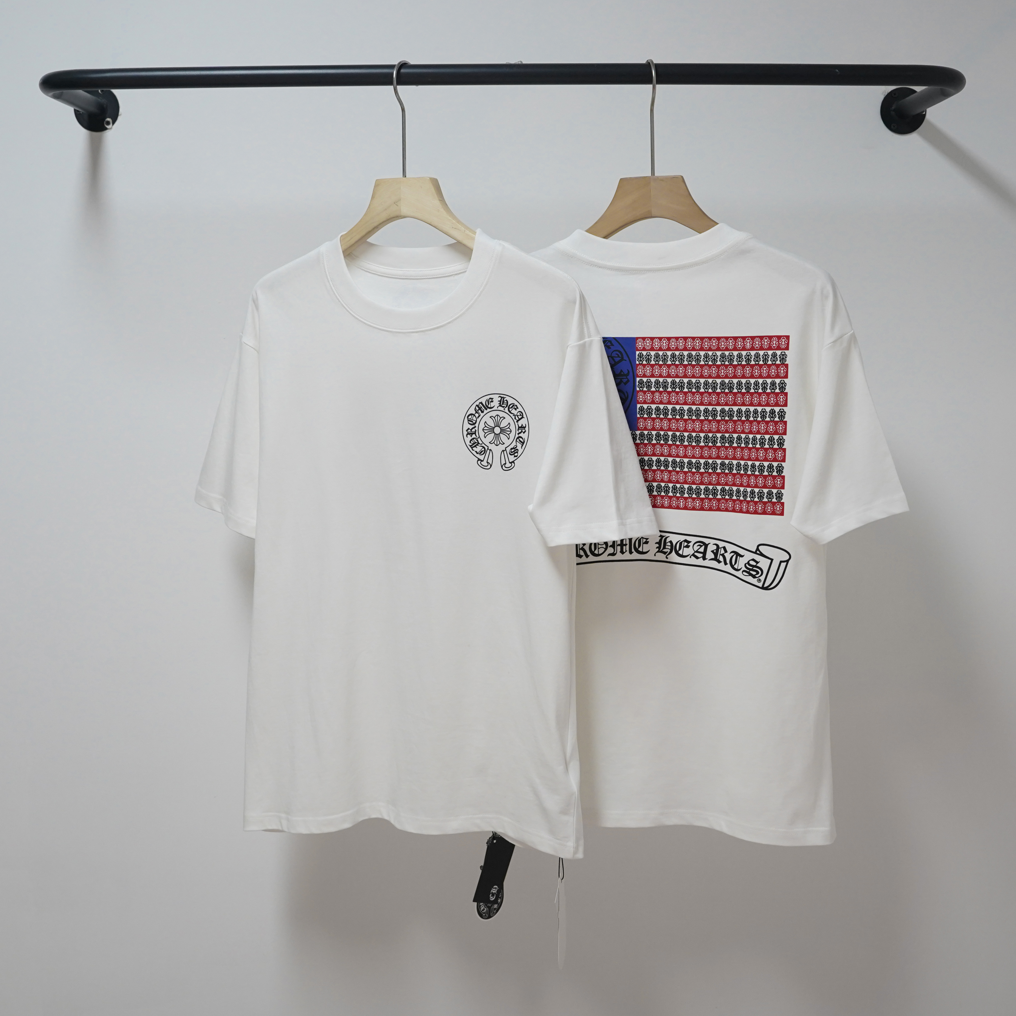 Chrome Hearts T-Shirt 2240 Black White P130