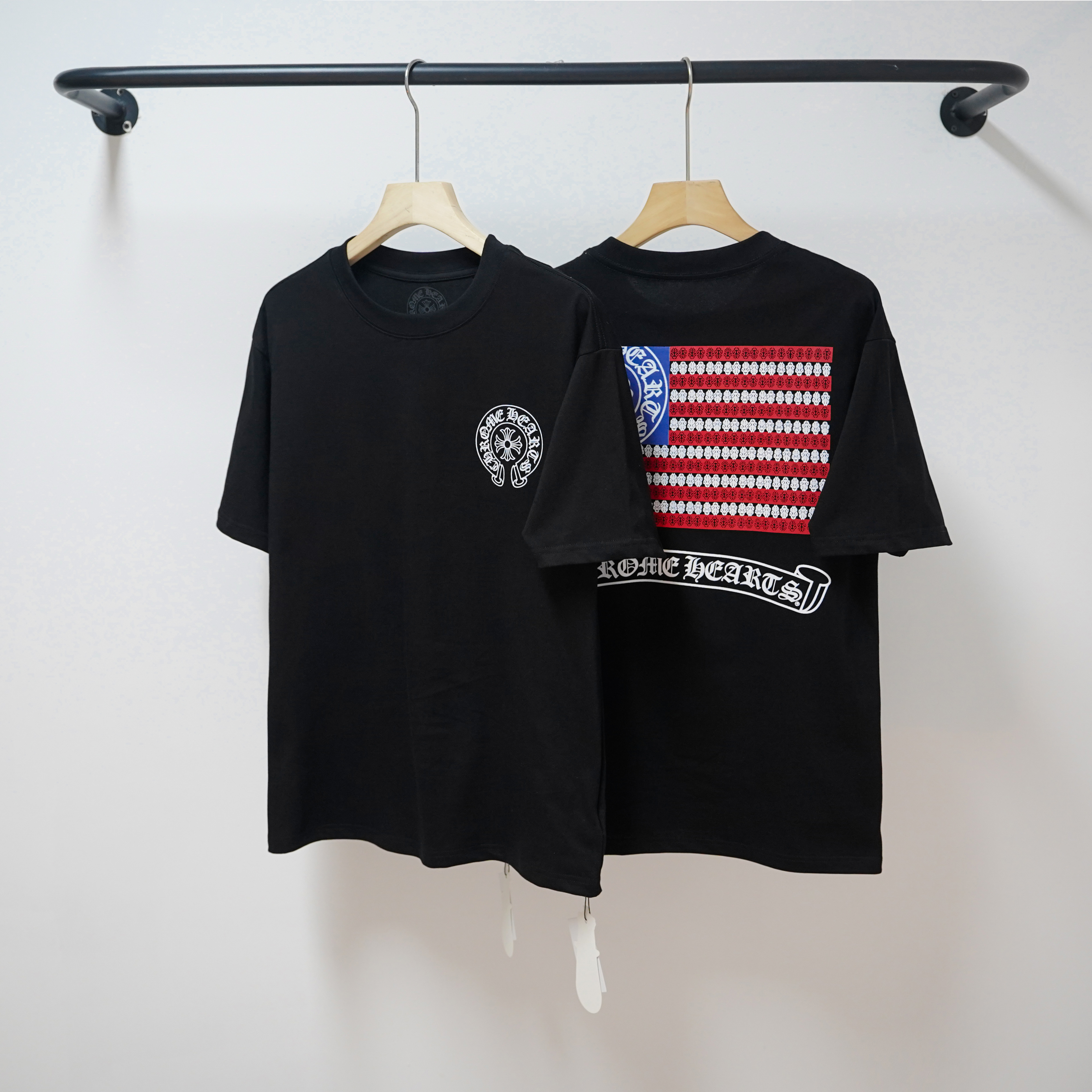 Chrome Hearts T-Shirt 2240 Black White P130