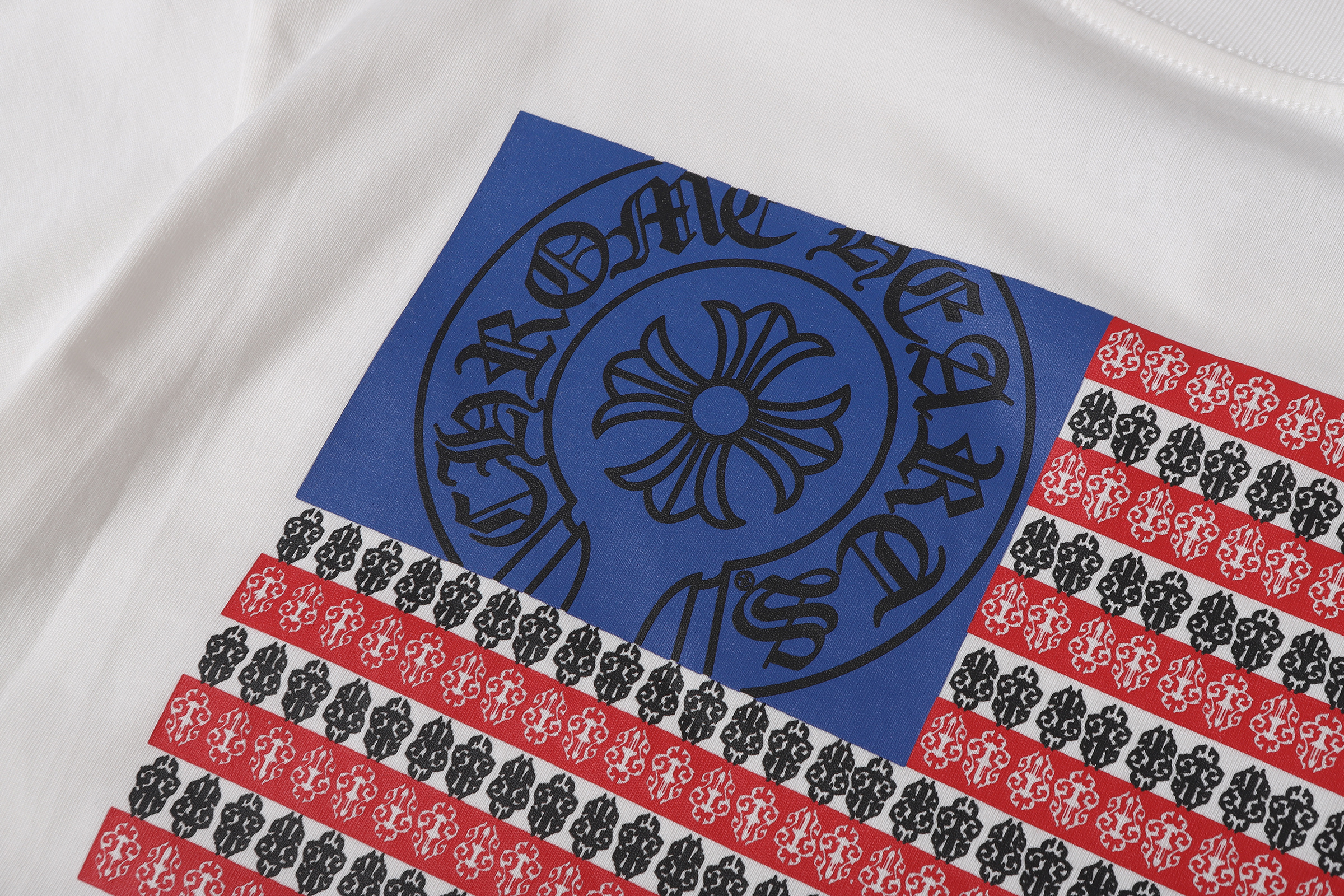 Chrome Hearts T-Shirt 2240 Black White P130