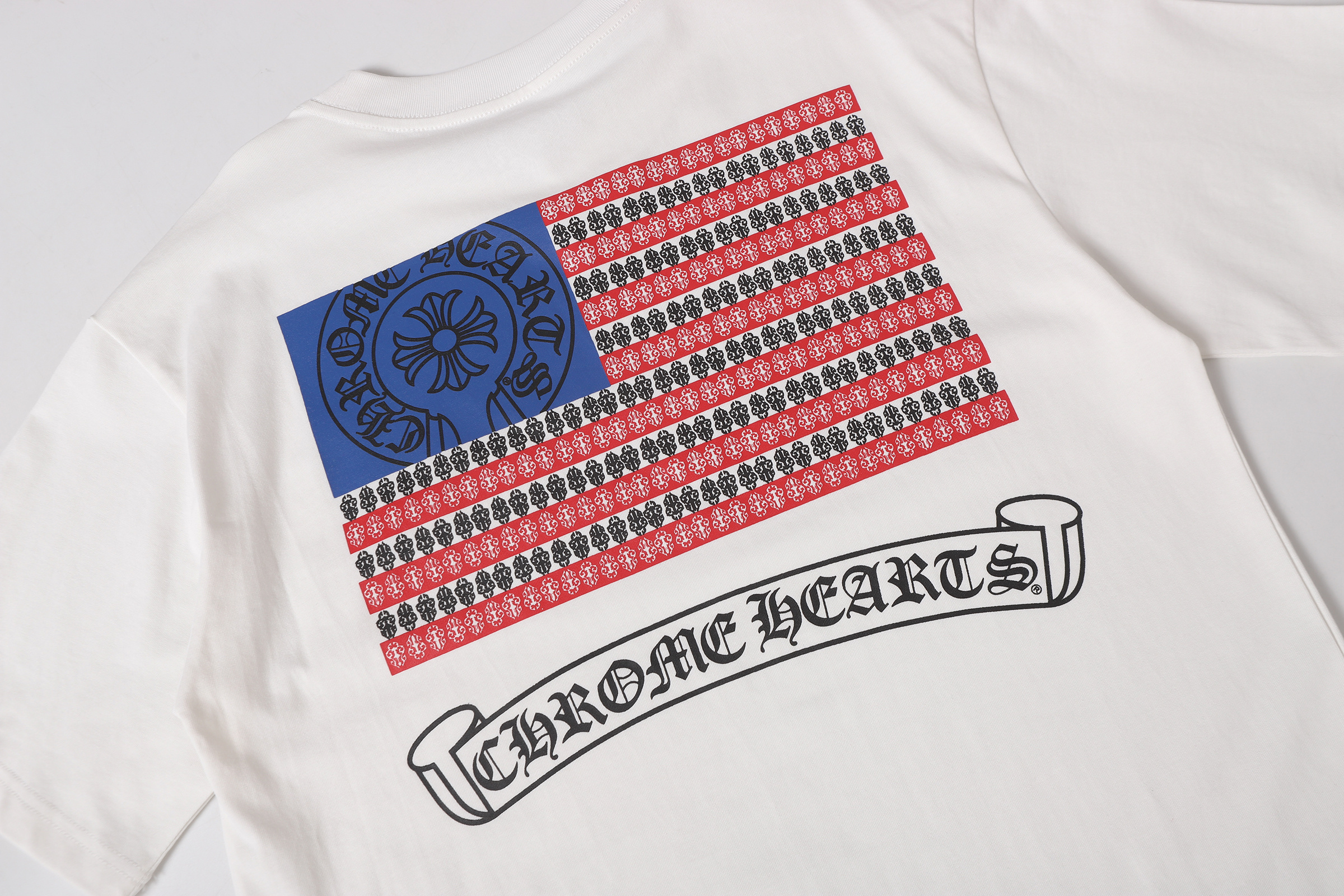 Chrome Hearts T-Shirt 2240 Black White P130