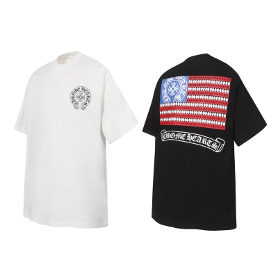 Chrome Hearts T-Shirt 2240 Black White P130 01