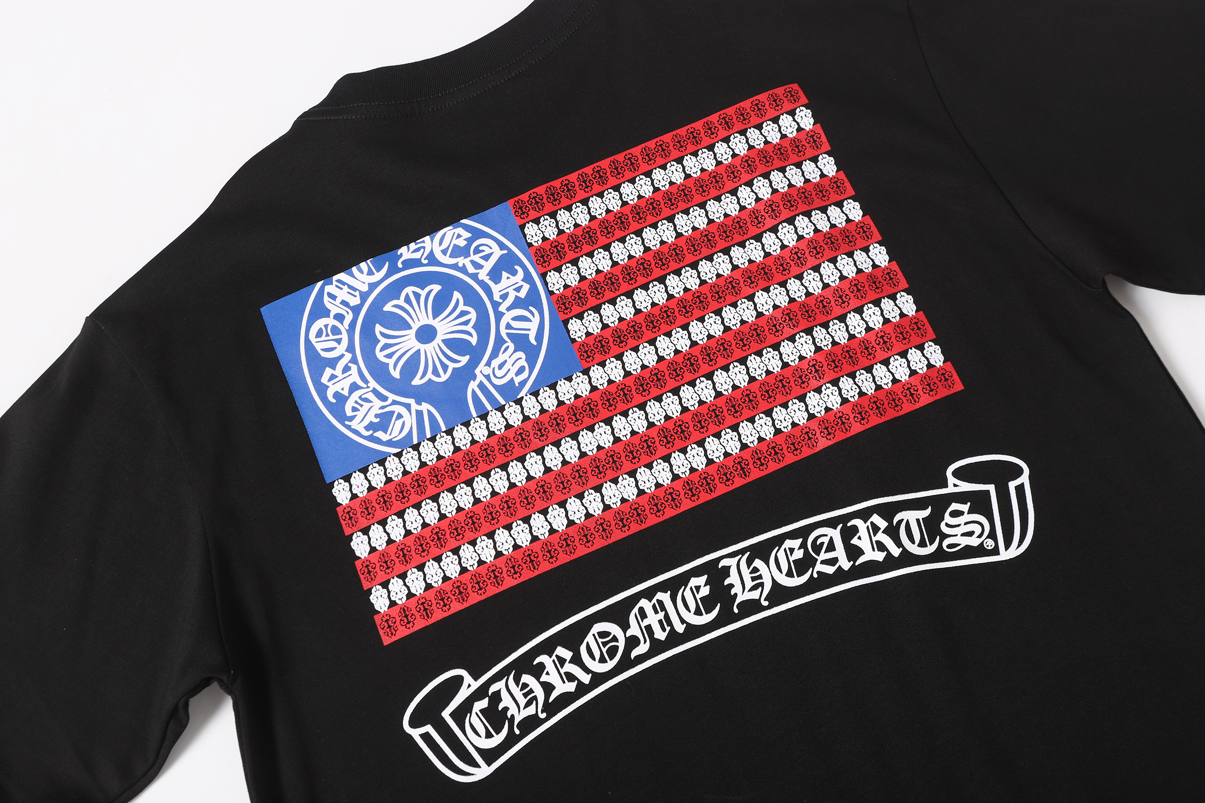 Chrome Hearts T-Shirt 2240 Black White P130