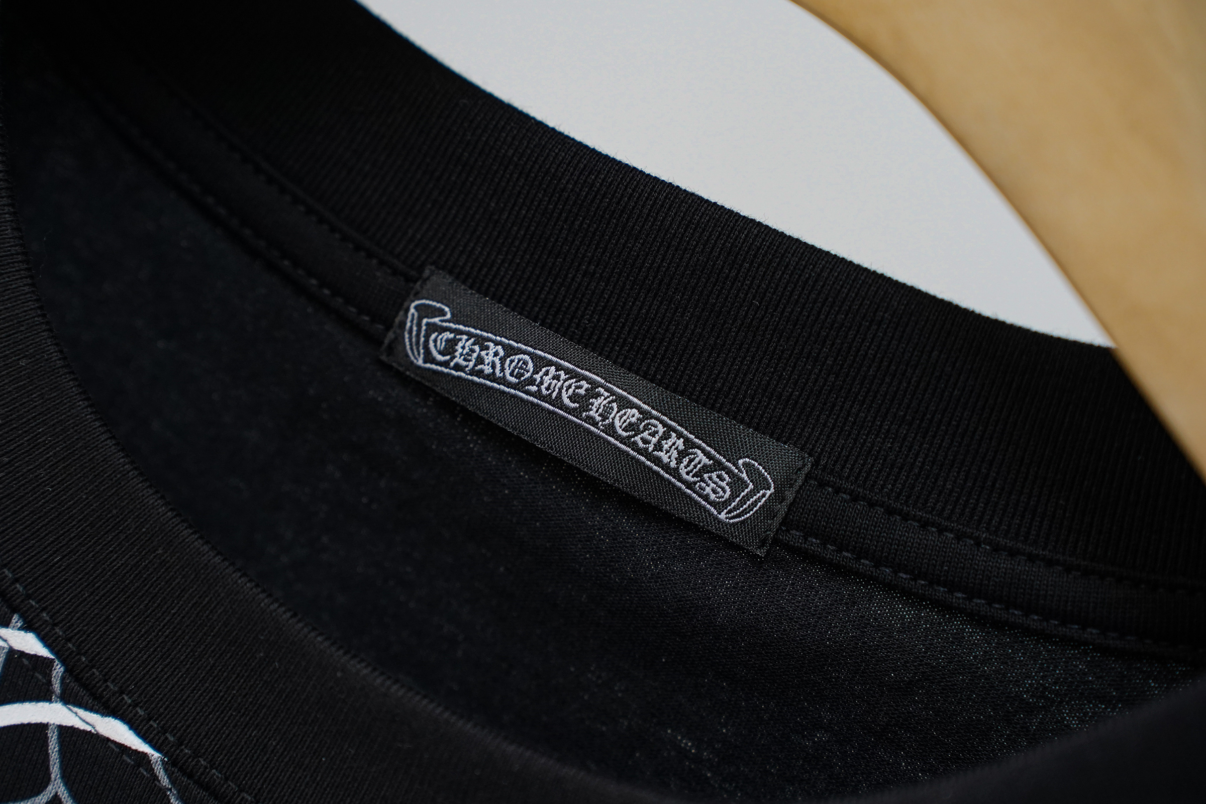 Chrome Hearts T-Shirt 2251 Black White Dark Pattern P130