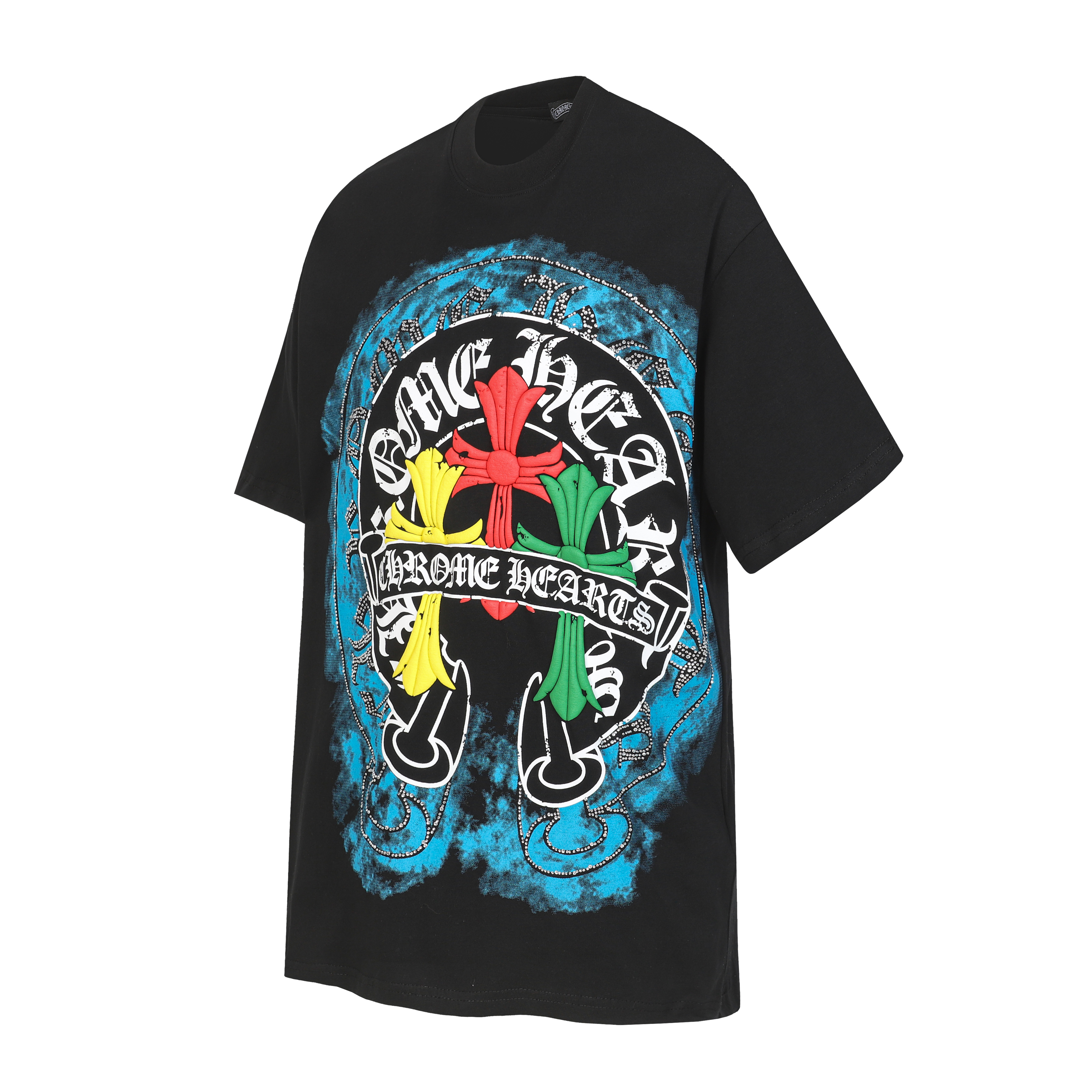 Chrome Hearts T-Shirt 2255 Black White P130
