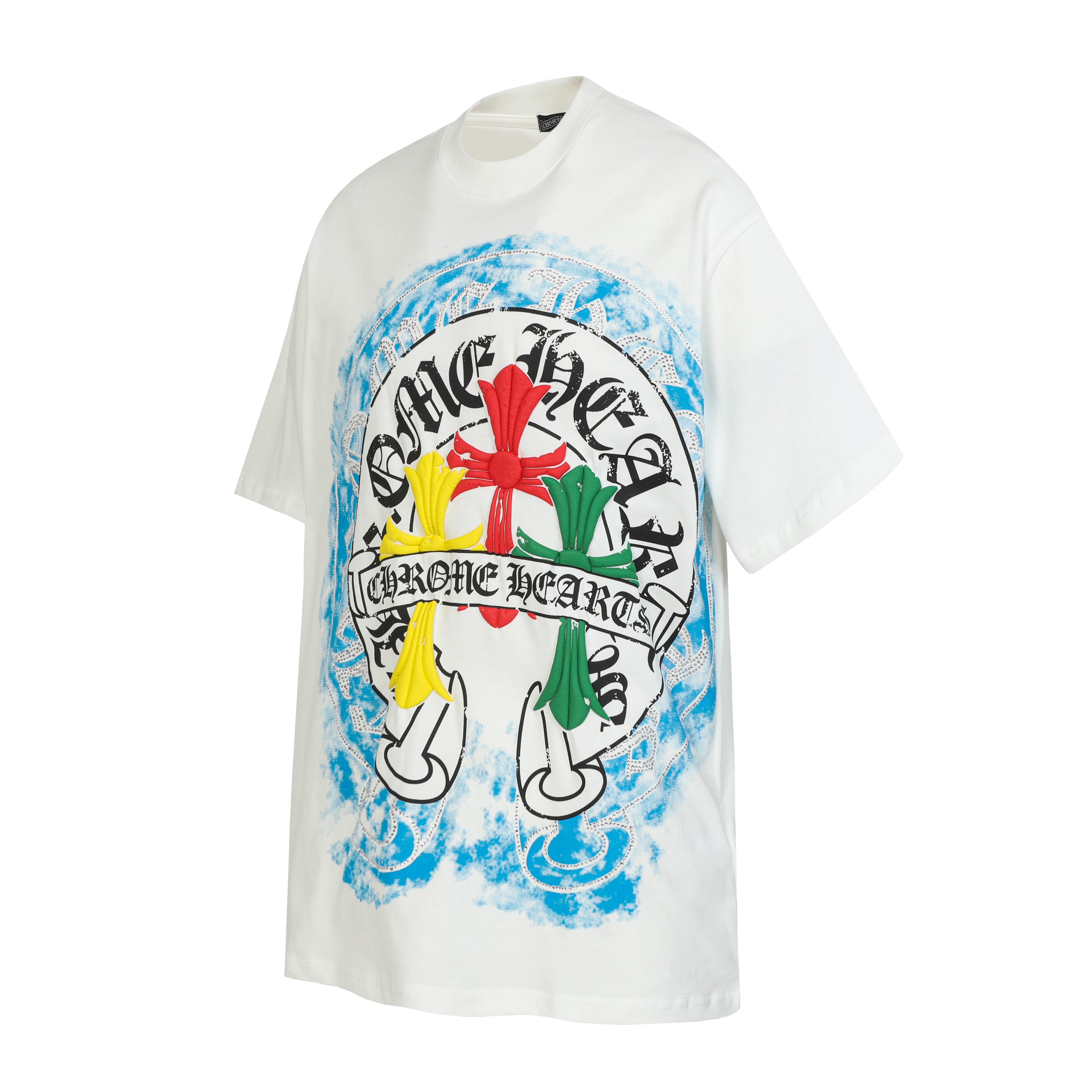 Chrome Hearts T-Shirt 2255 Black White P130