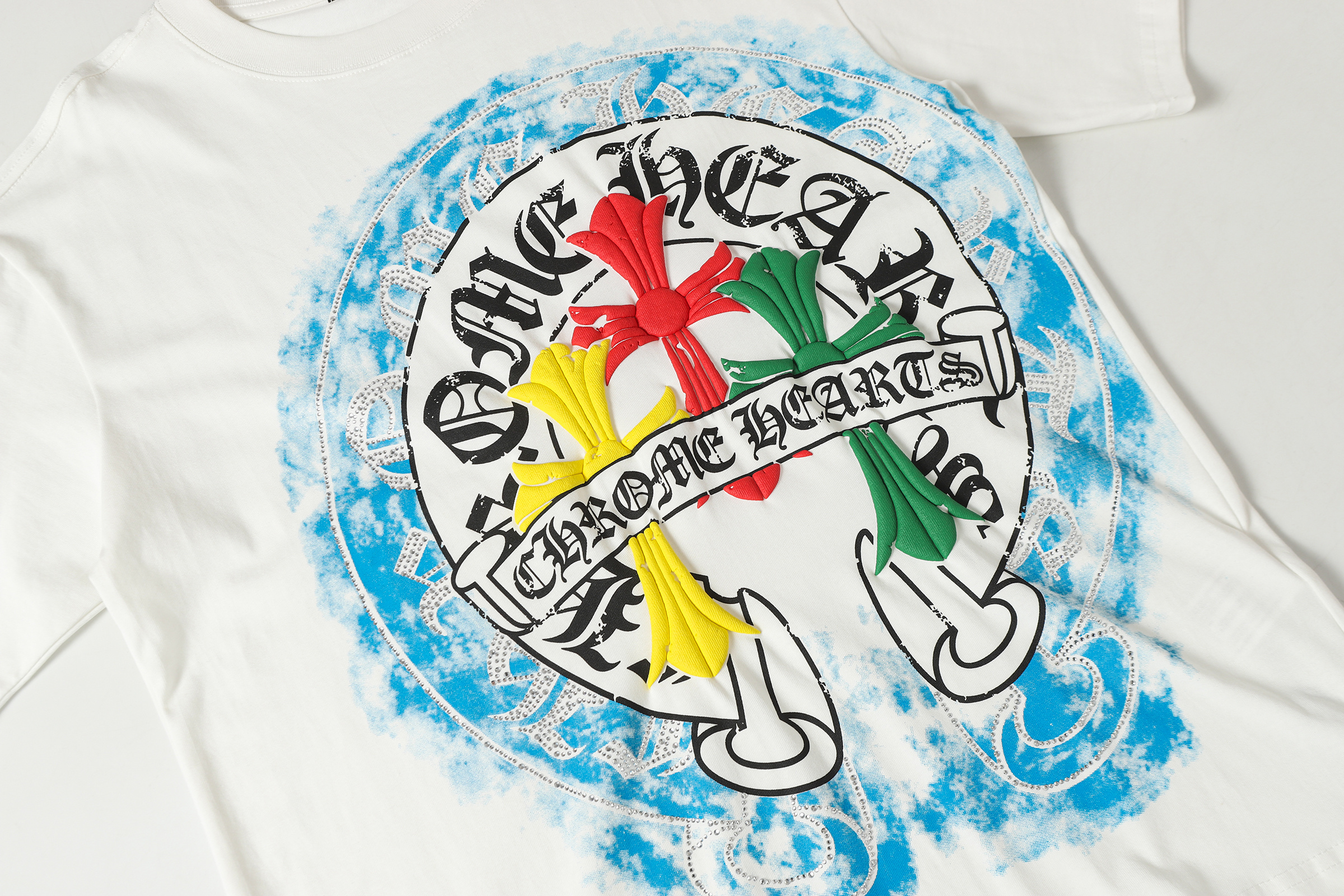 Chrome Hearts T-Shirt 2255 Black White P130