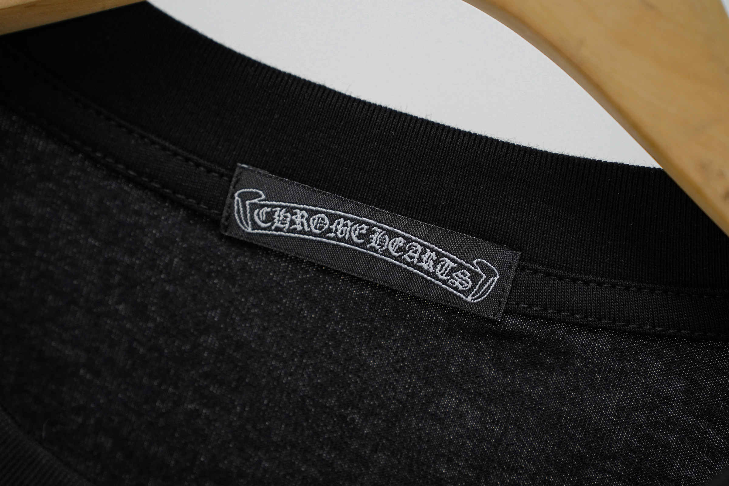 Chrome Hearts T-Shirt 2255 Black White P130