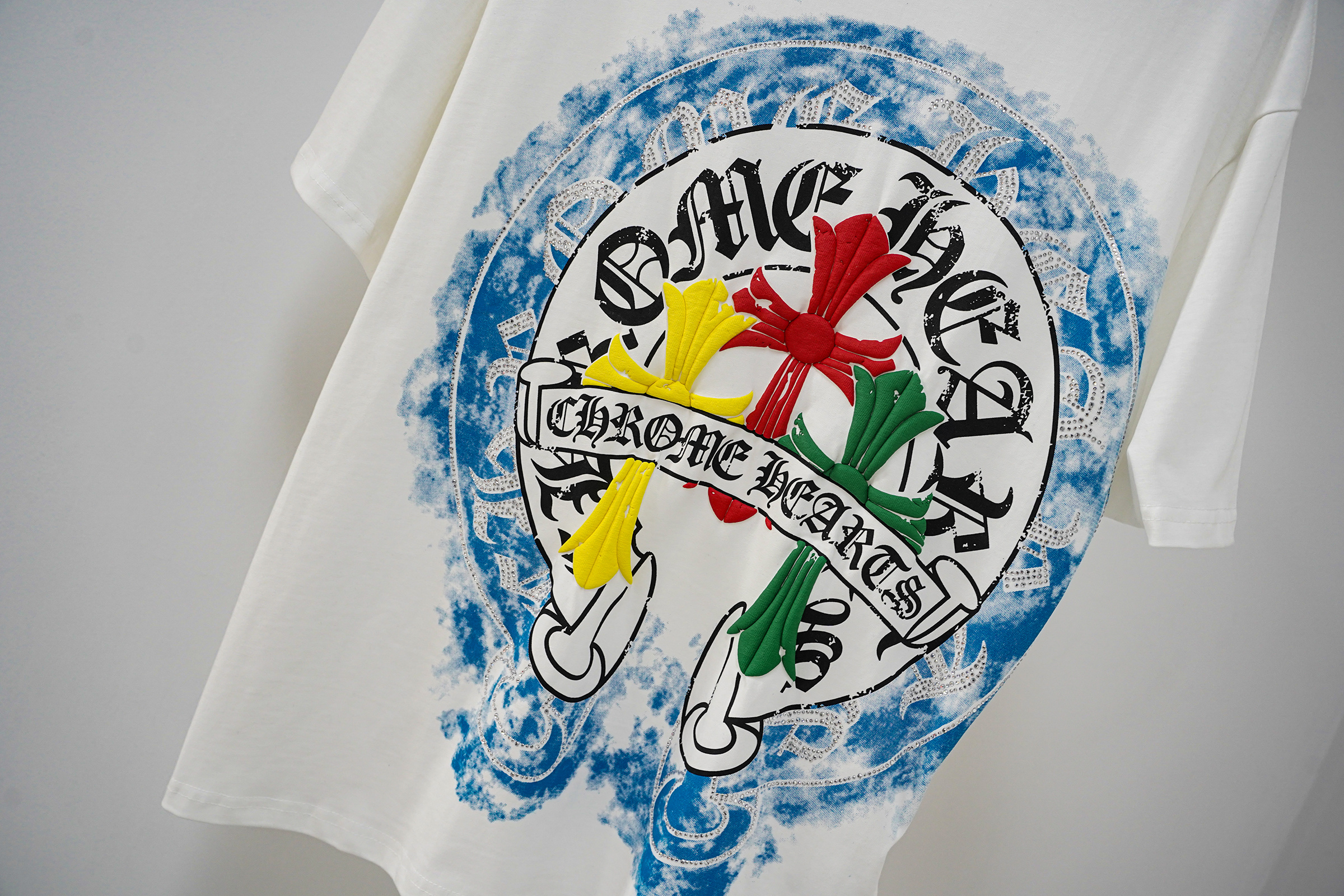 Chrome Hearts T-Shirt 2255 Black White P130
